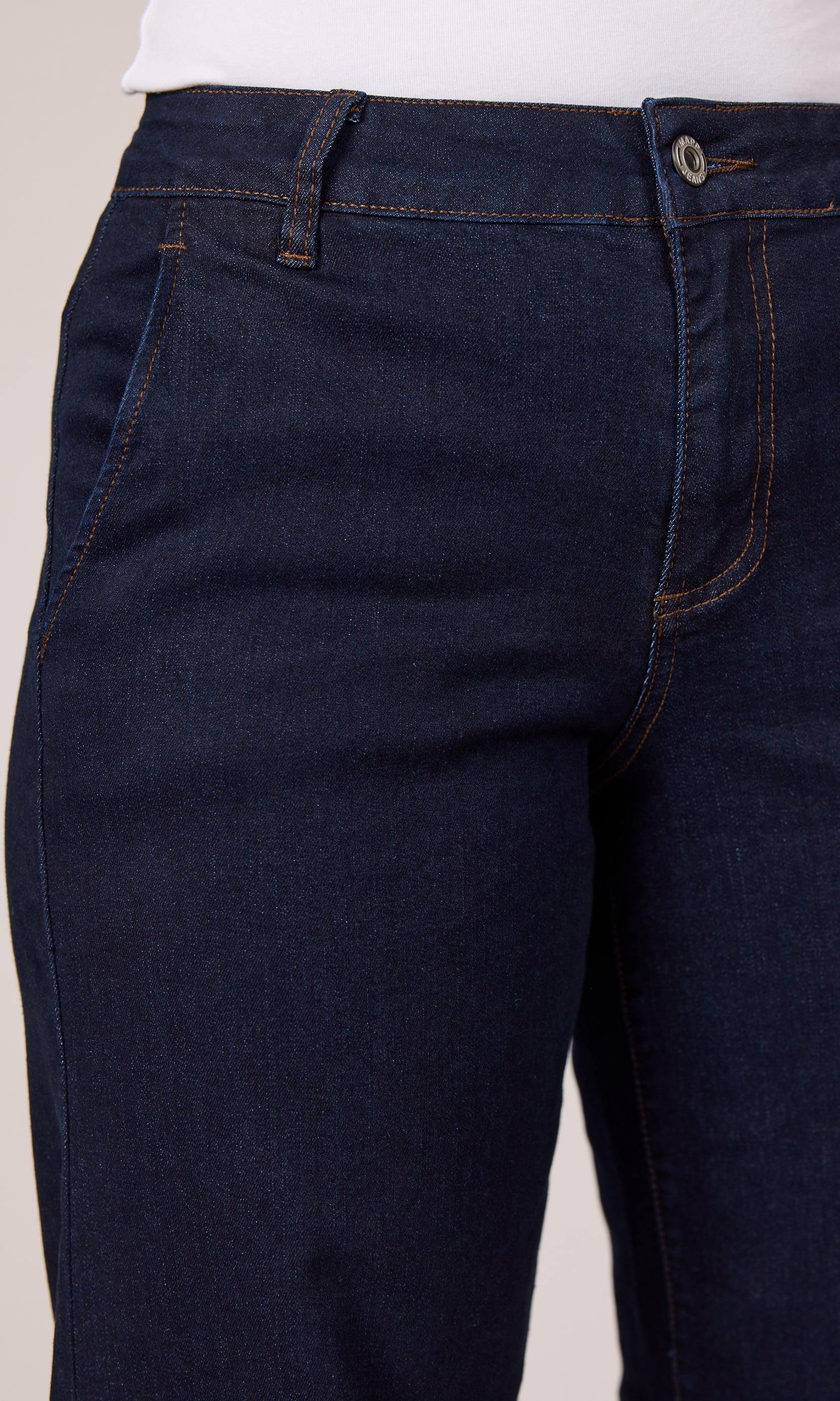 DNYcph CHINO FLARE DENIM JEANS DENIM/TWILL 98 DARK BLUE