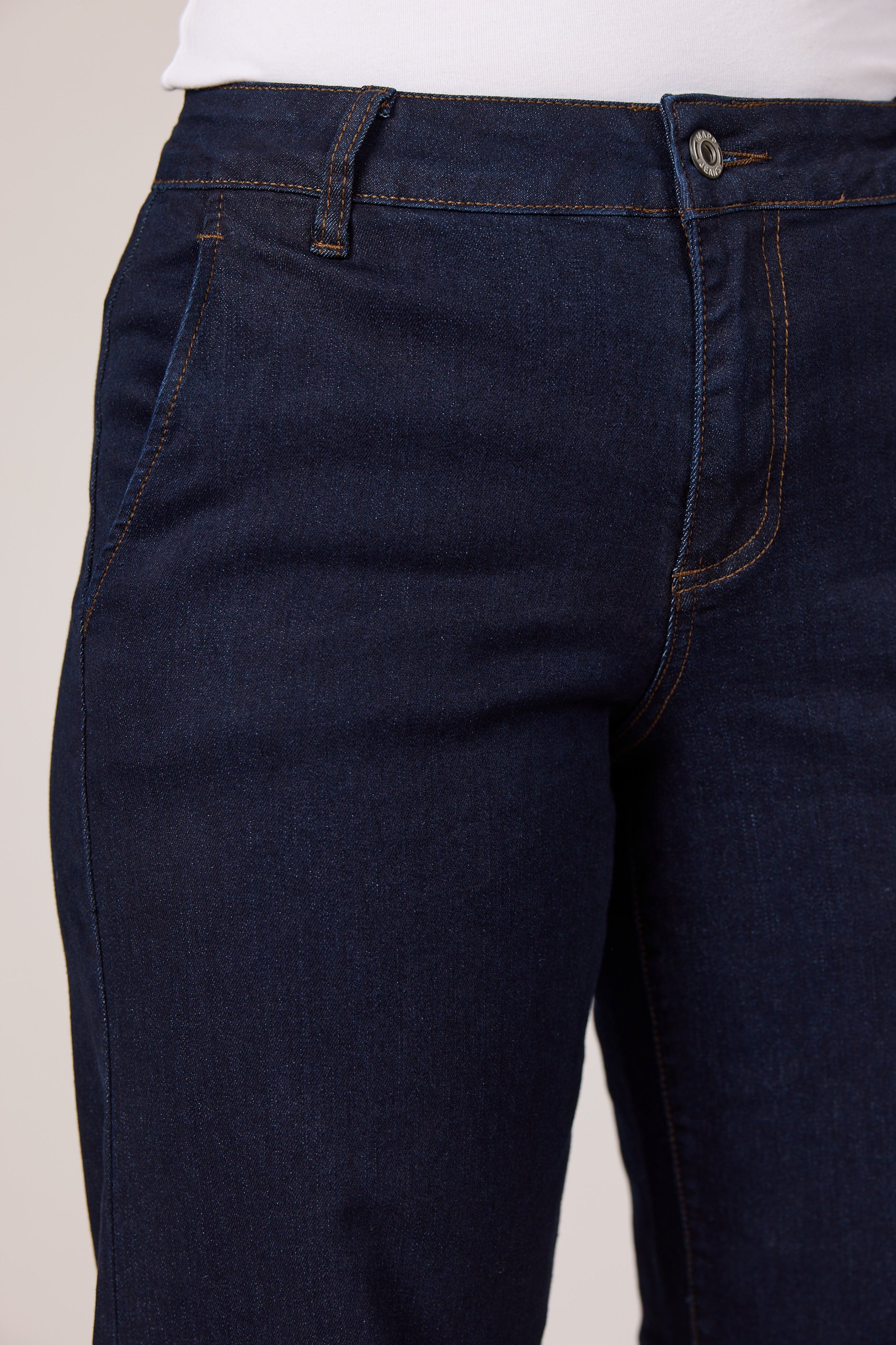 DNYcph CHINO FLARE DENIM JEANS DENIM/TWILL 98 DARK BLUE