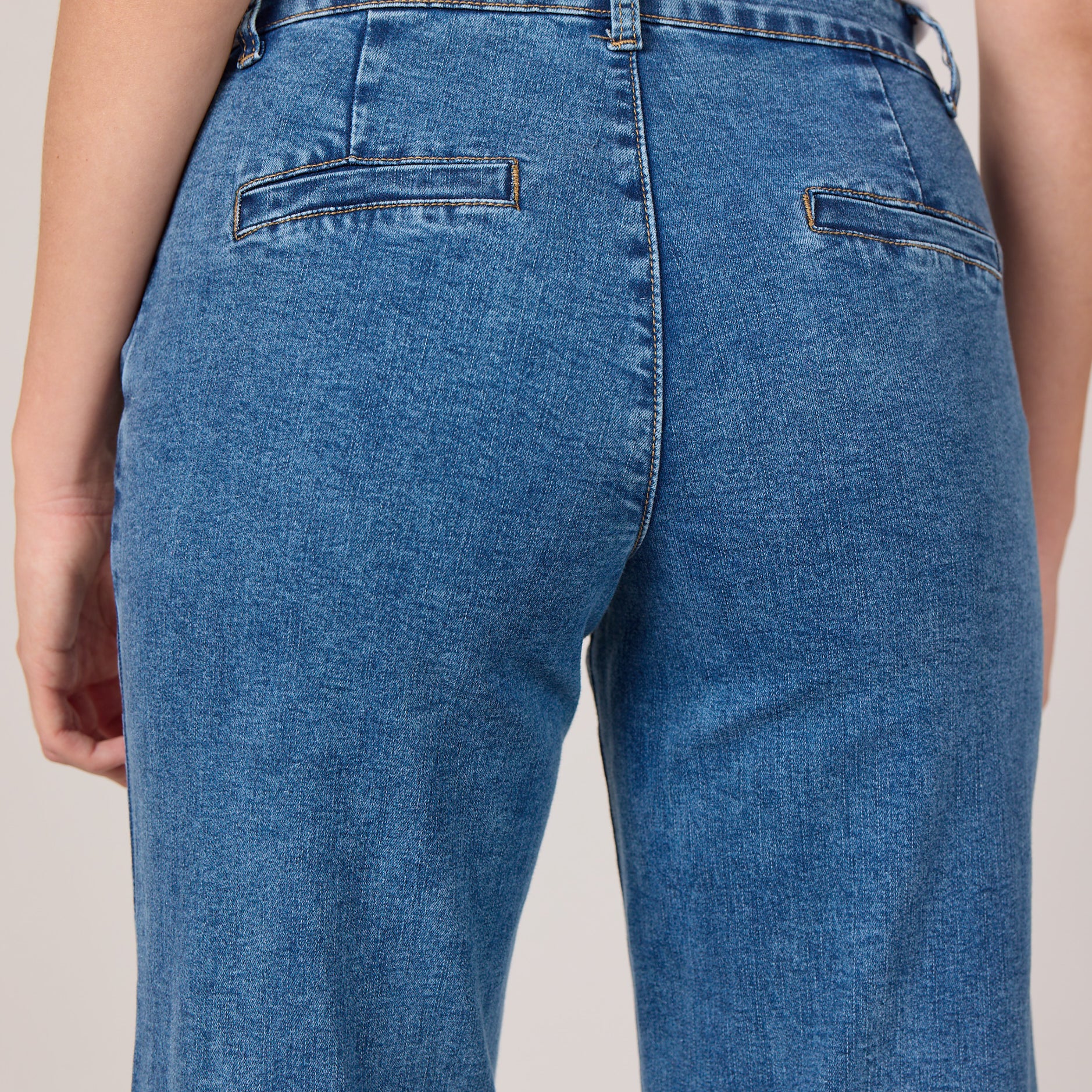 MAPP CHINO FLARE DENIM JEANS DENIM/TWILL 9396 DENIM USED