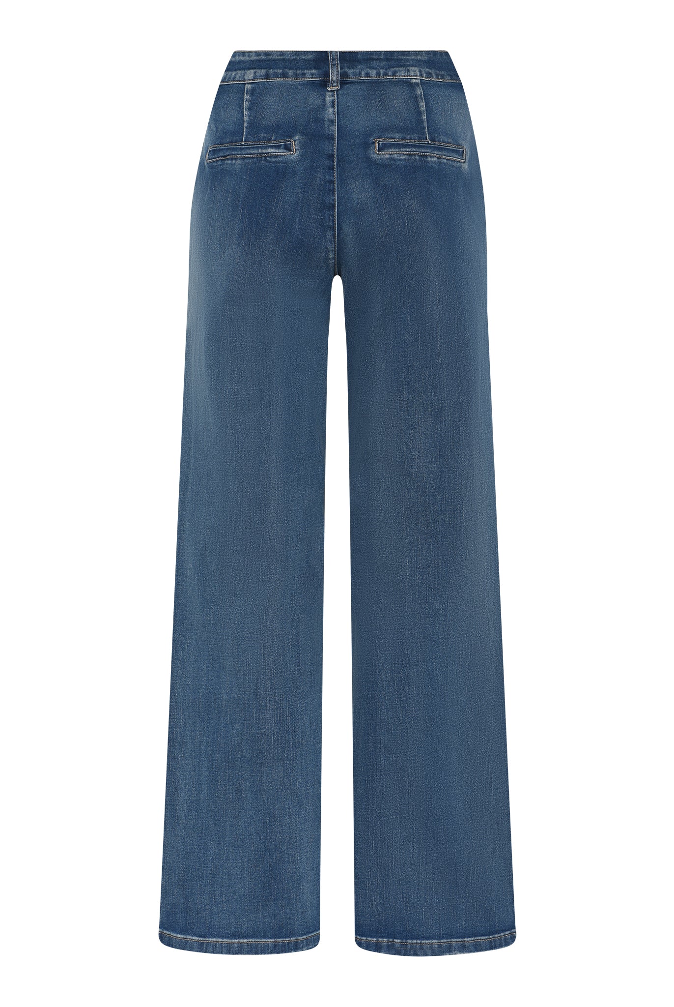 MARC LAUGE CHINO FLARE DENIM JEANS DENIM/TWILL 9196 LIGHT BLUE USED