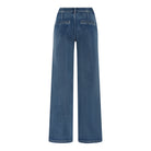 MARC LAUGE CHINO FLARE DENIM JEANS DENIM/TWILL 9196 LIGHT BLUE USED