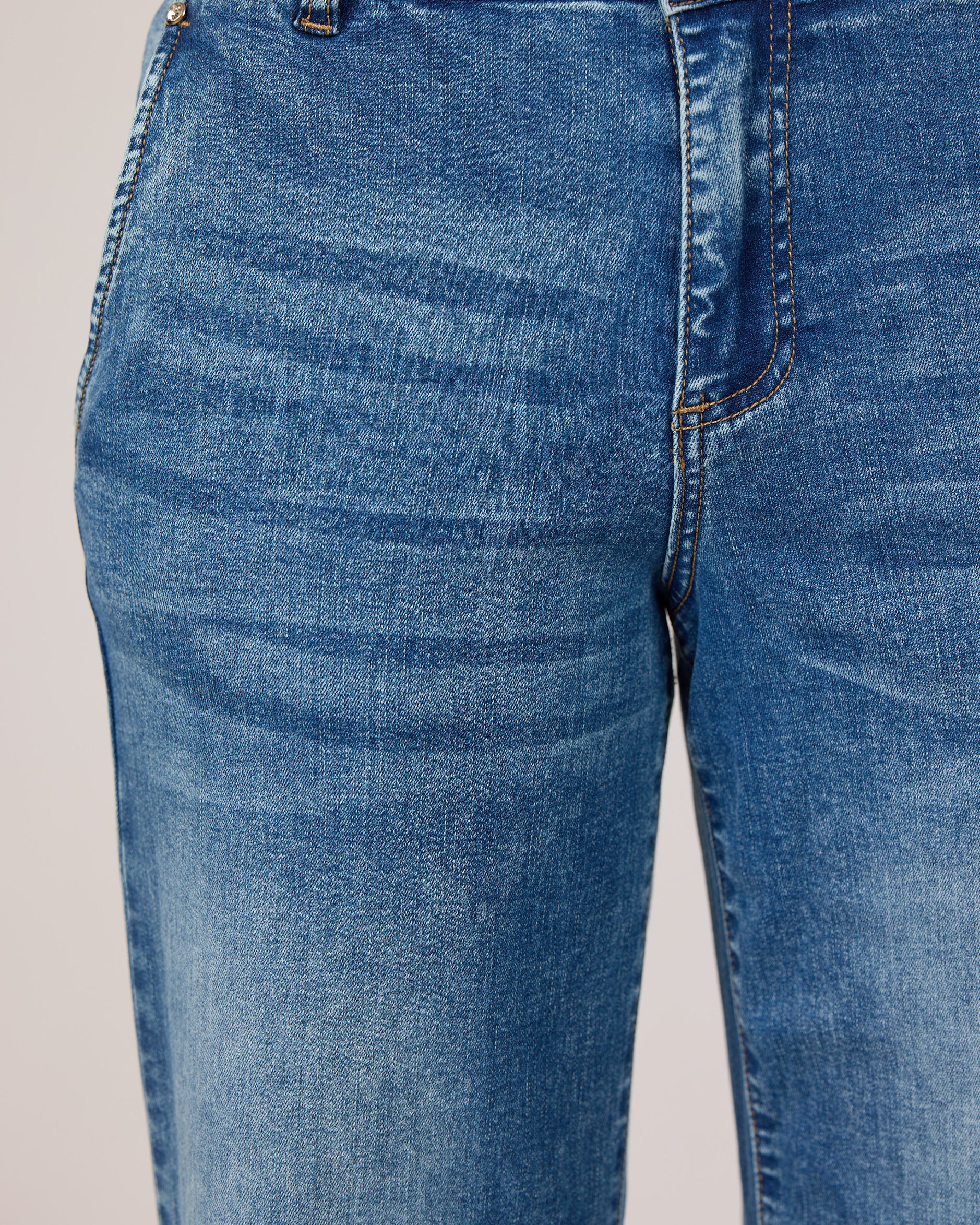 MARC LAUGE Chino Flare Denim Jeans DENIM/TWILL 9196 LIGHT BLUE USED