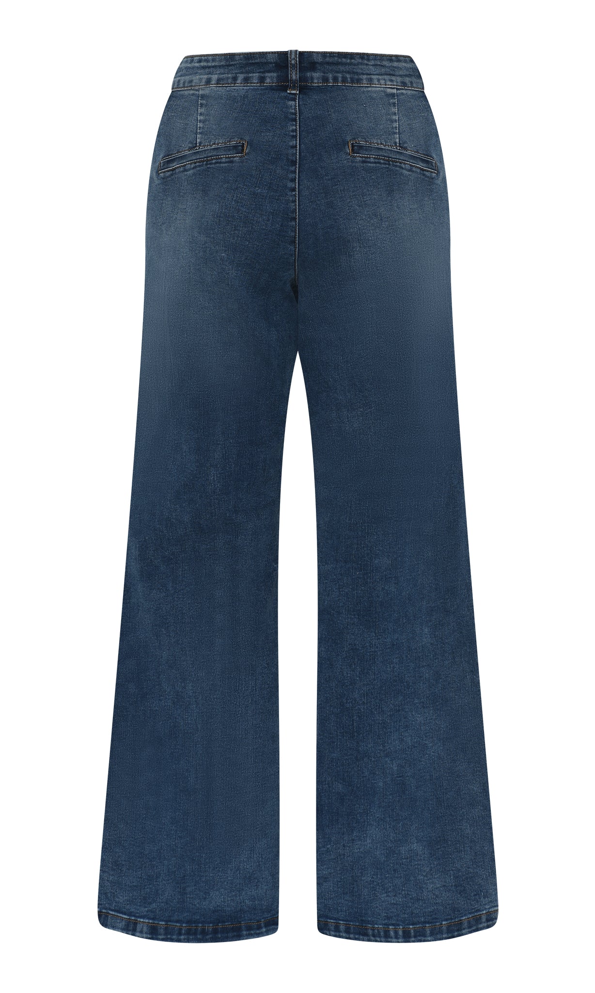 MARC LAUGE Chino Flare Denim Jeans DENIM/TWILL 939699 CLASSIC BLUE USED