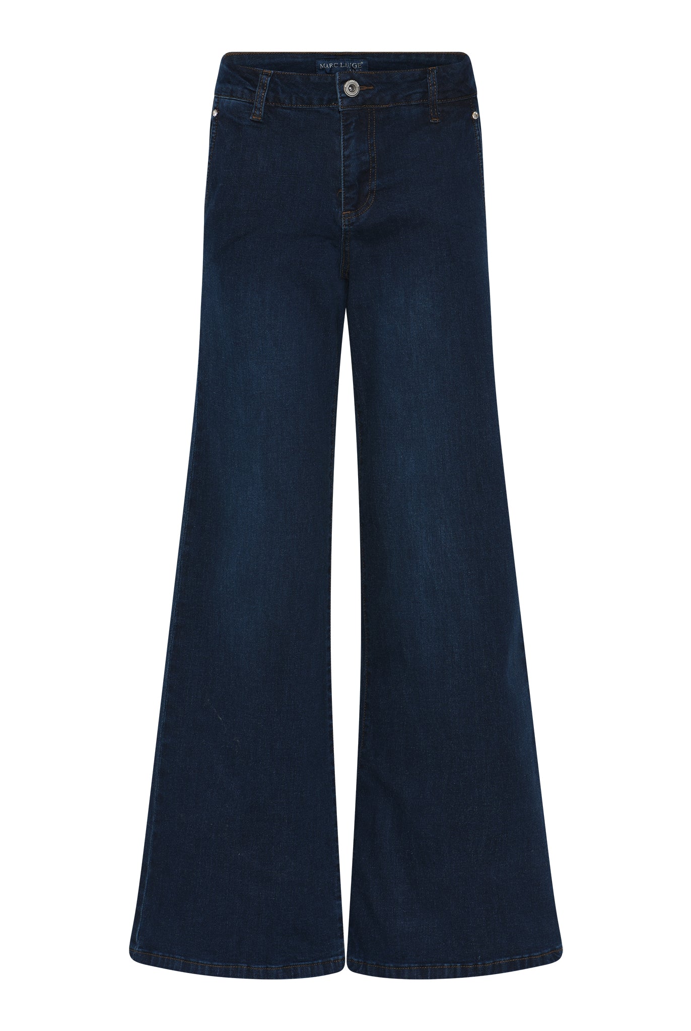 MARC LAUGE CHINO FLARE DENIM JEANS DENIM/TWILL 9696 BLUE DENIM USED