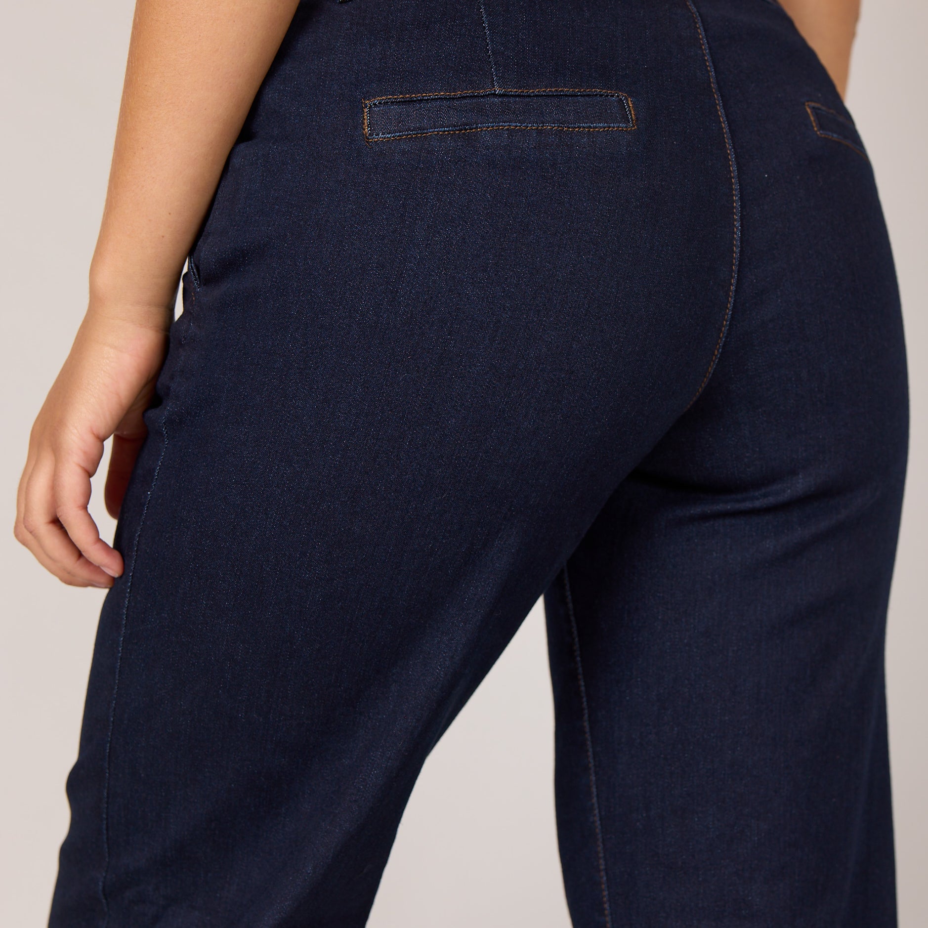 MARC LAUGE CHINO FLARE DENIM JEANS DENIM/TWILL 98 DARK BLUE