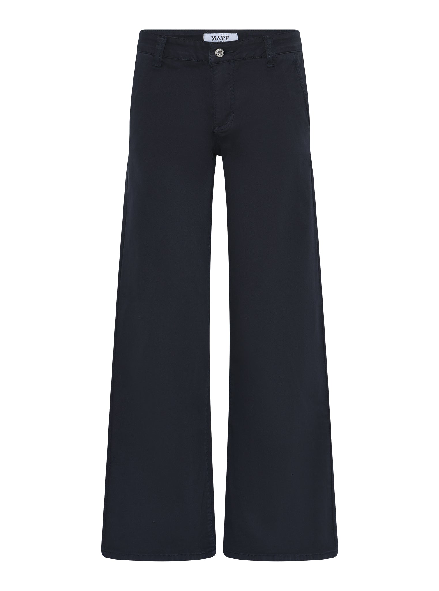 MAPP CHINO FLARE TWILL JEANS DENIM/TWILL 104 NAVY