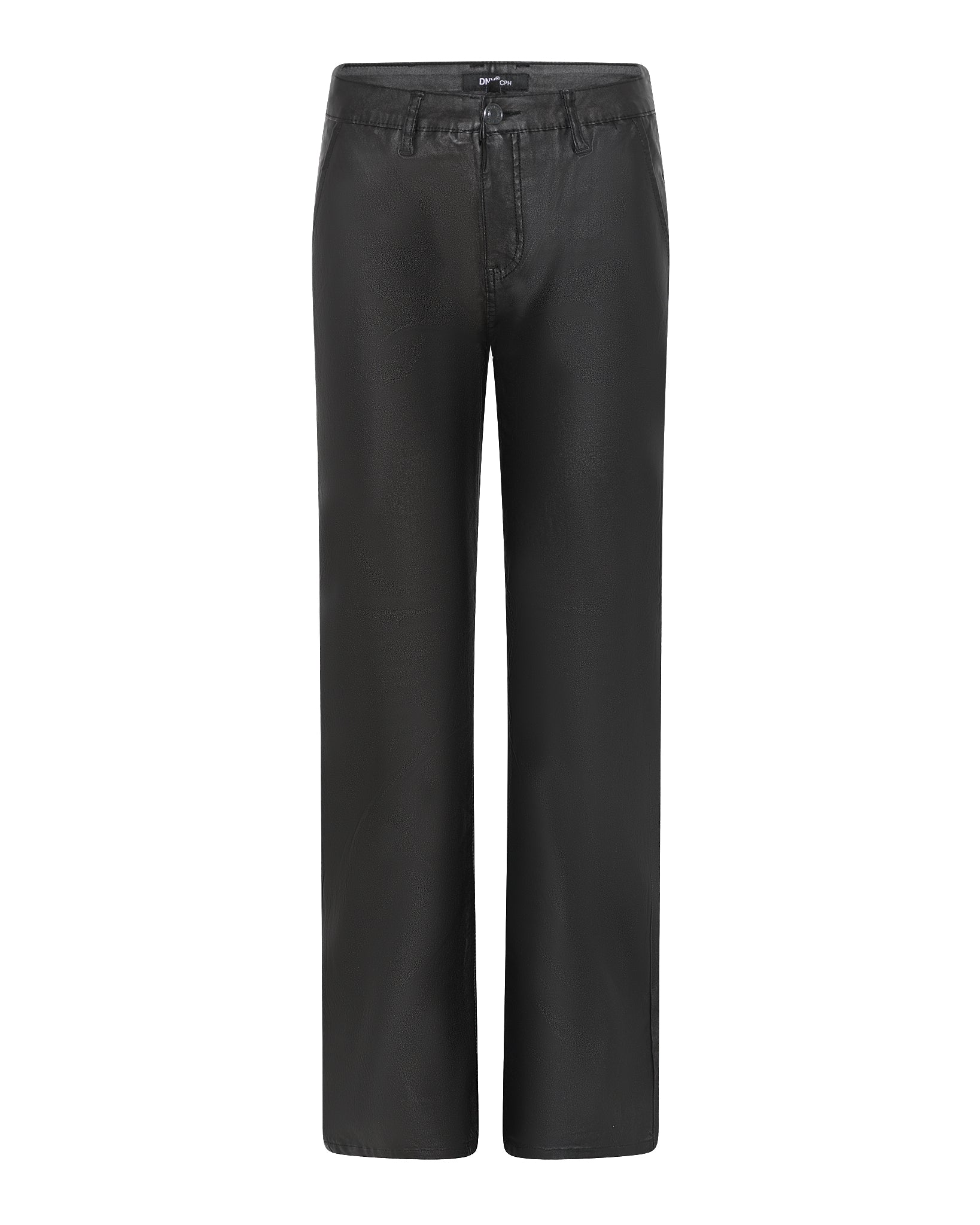 DNYcph Plus Size Coated Flare Pant COATED 80 BLACK