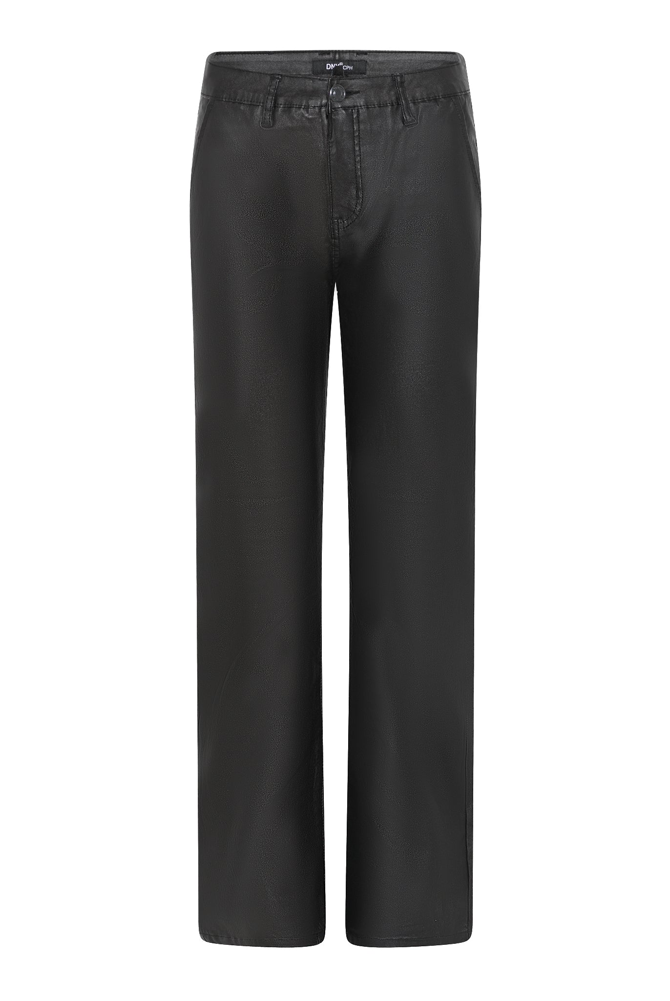 DNYcph COATED FLARE PANT COATED 80 BLACK