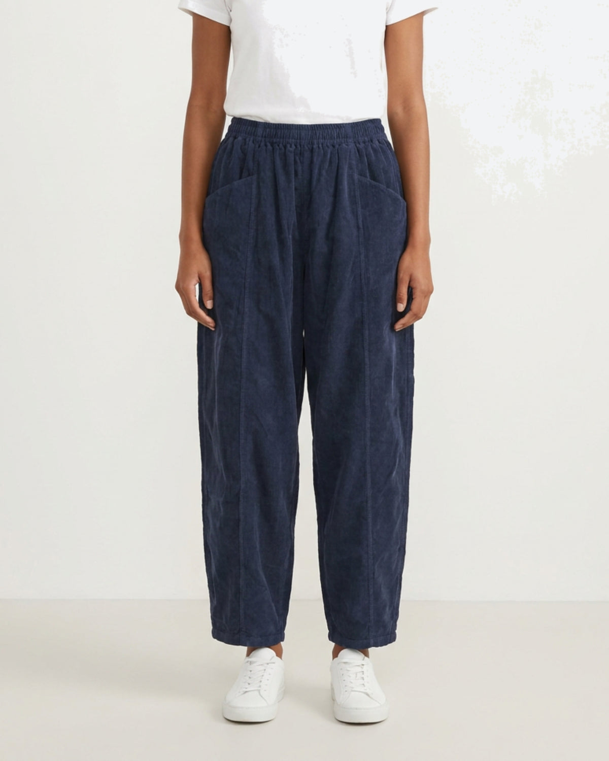 MOONDUST CORD PANT PANTS 3/4 104 NAVY