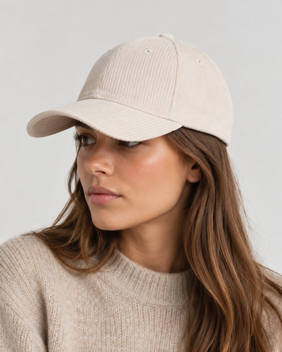 M JEANS Cap Corduroy ACCESSORIES 20 OFF WHITE