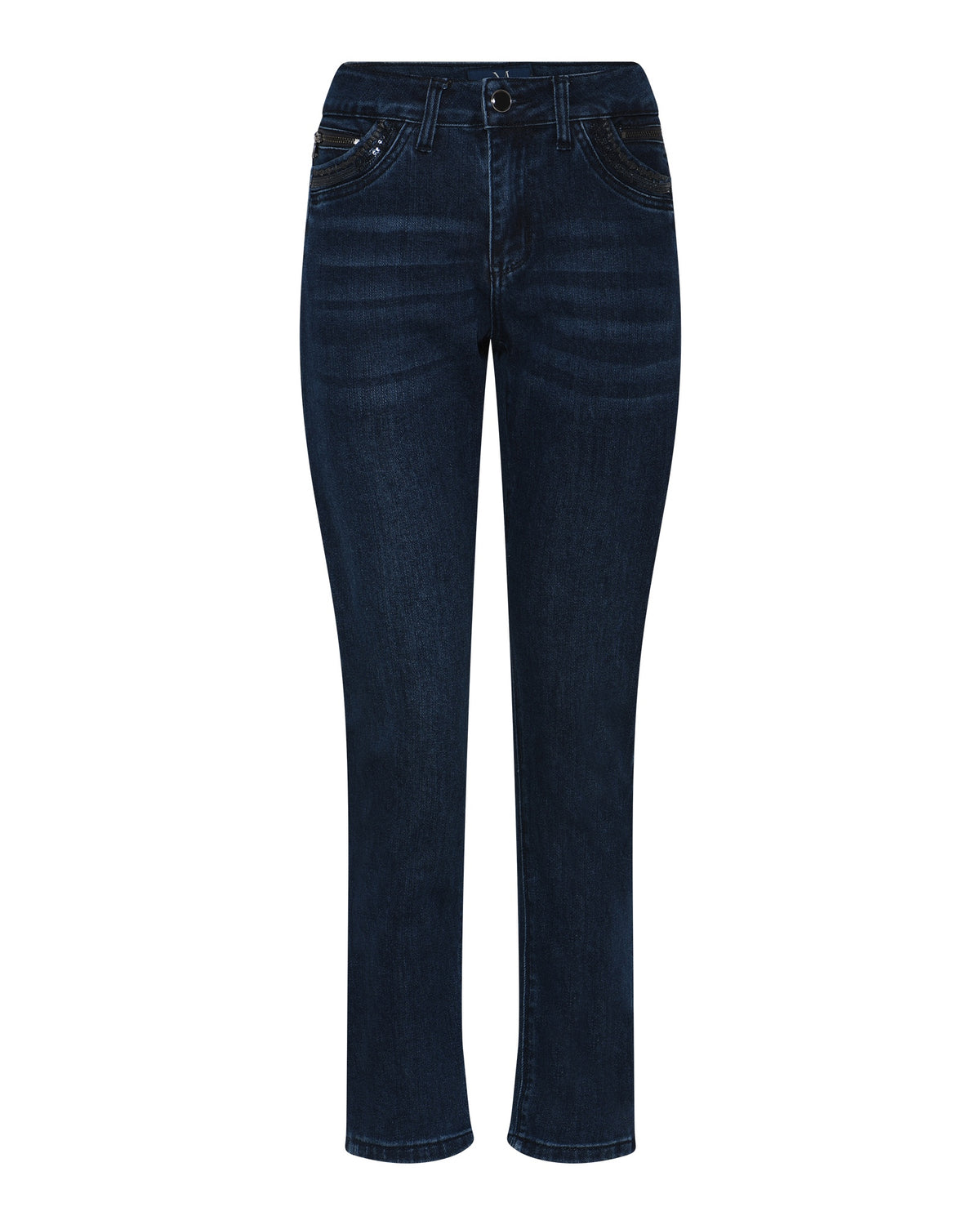 MARC LAUGE Chanelli 7/8 Jeans DENIM/TWILL 989699 HI-TECH USED DARK BLUE