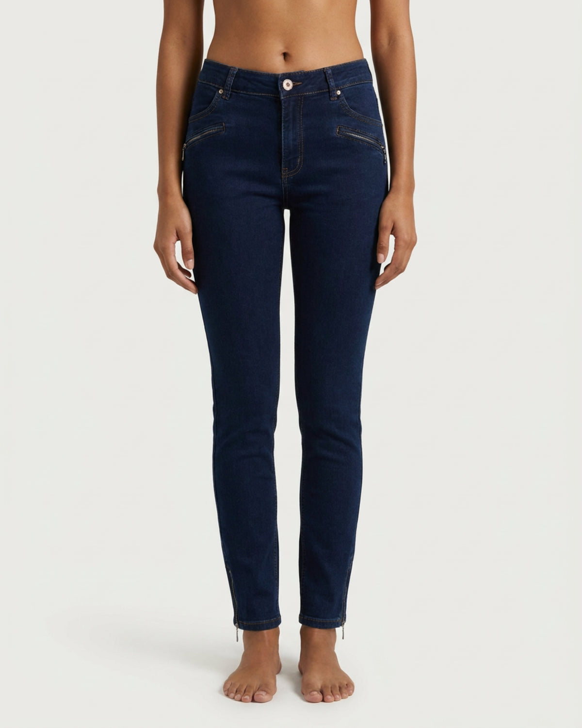 MARC LAUGE Channe 7/8 Denim Jeans DENIM/TWILL 98 DARK BLUE