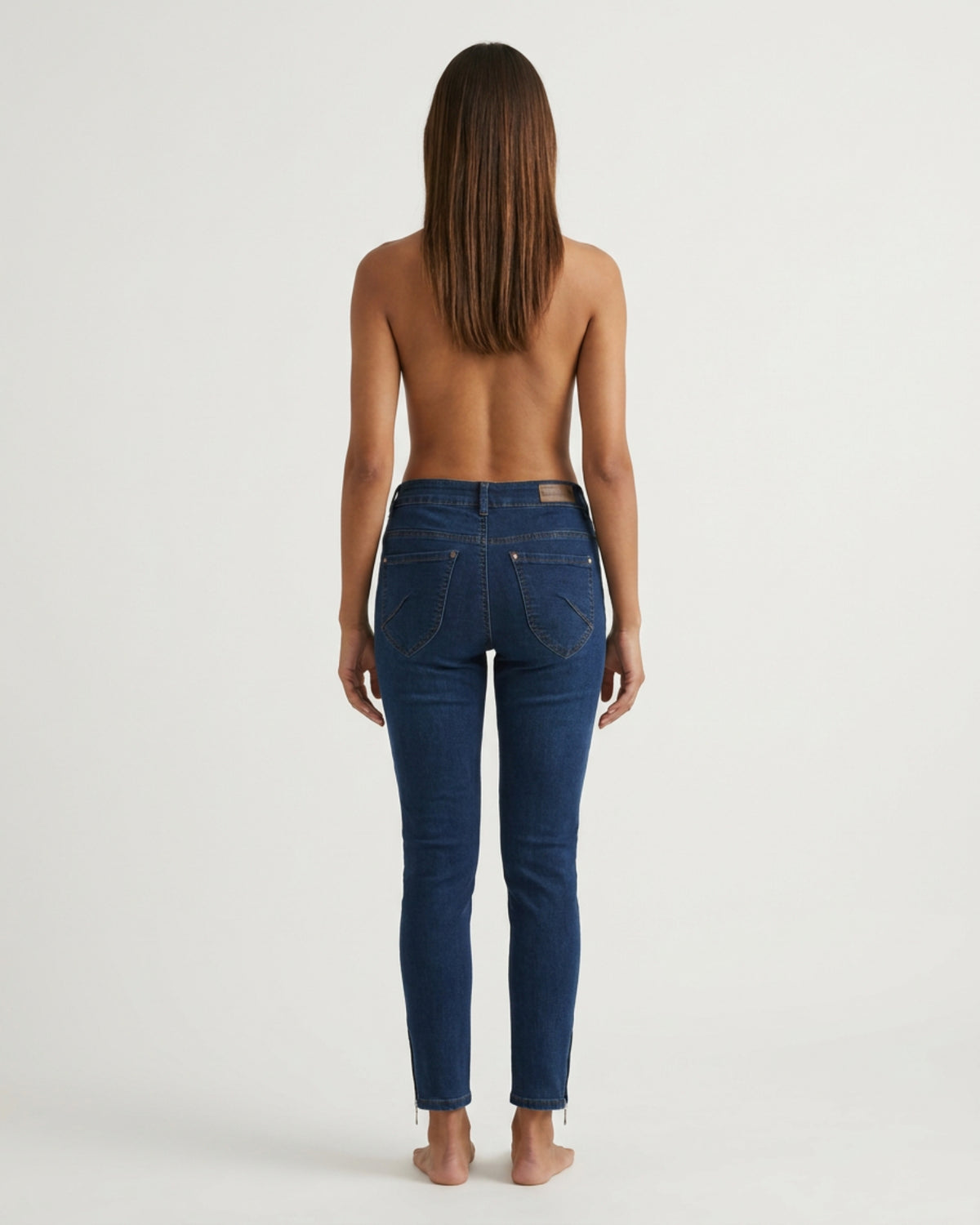 MARC LAUGE Channe 7/8 Denim Jeans DENIM/TWILL 9696 BLUE DENIM USED