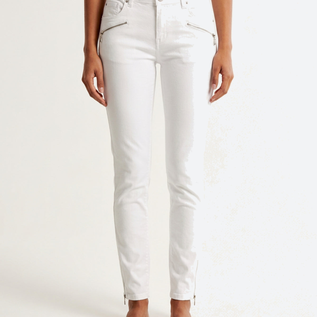 MARC LAUGE Channe Slim Fit Twill Jeans | Marc Lauge DENIM/TWILL 10 WHITE