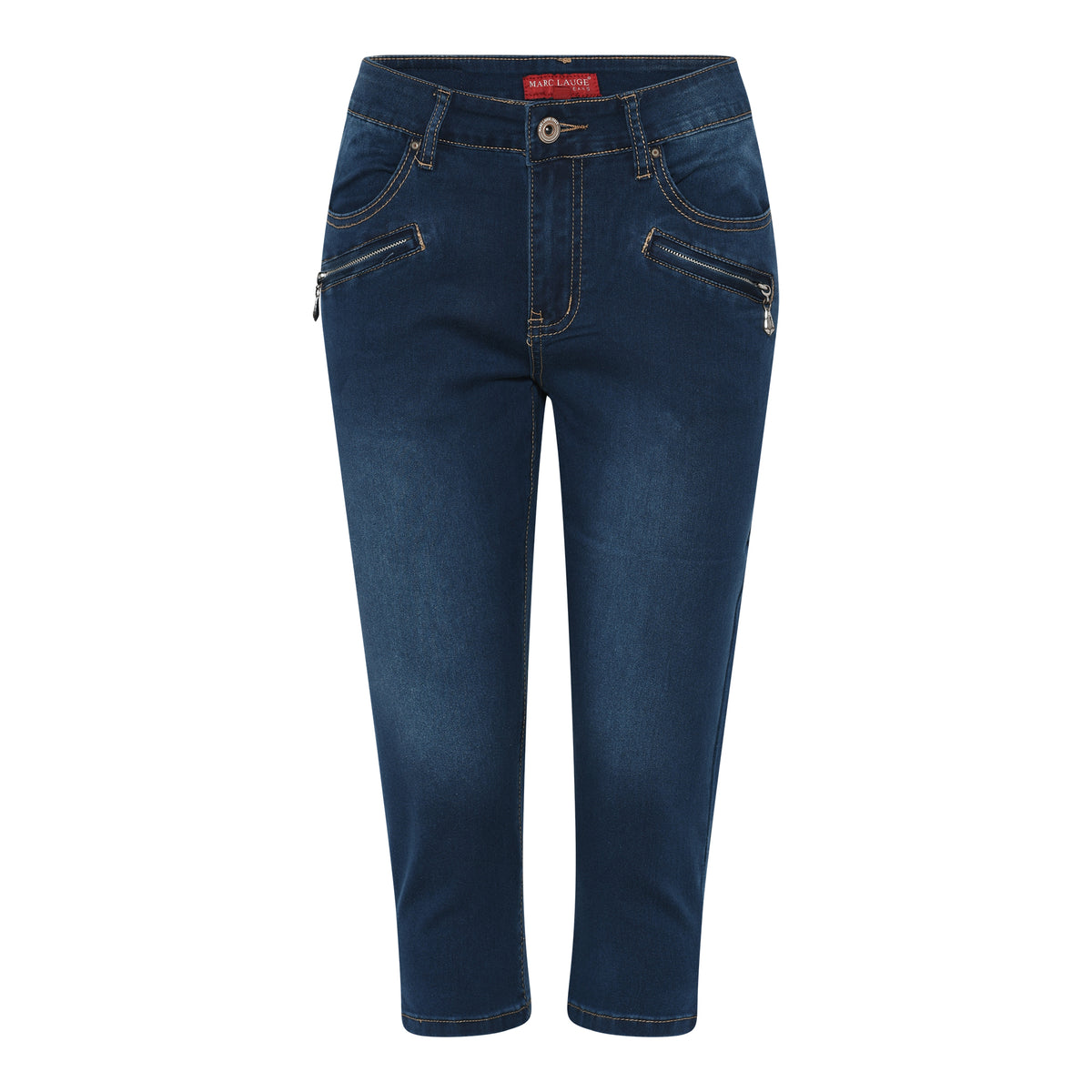 MARC LAUGE Channel Denim Pirate PANTS 3/4 969699 DARK BLUE USED