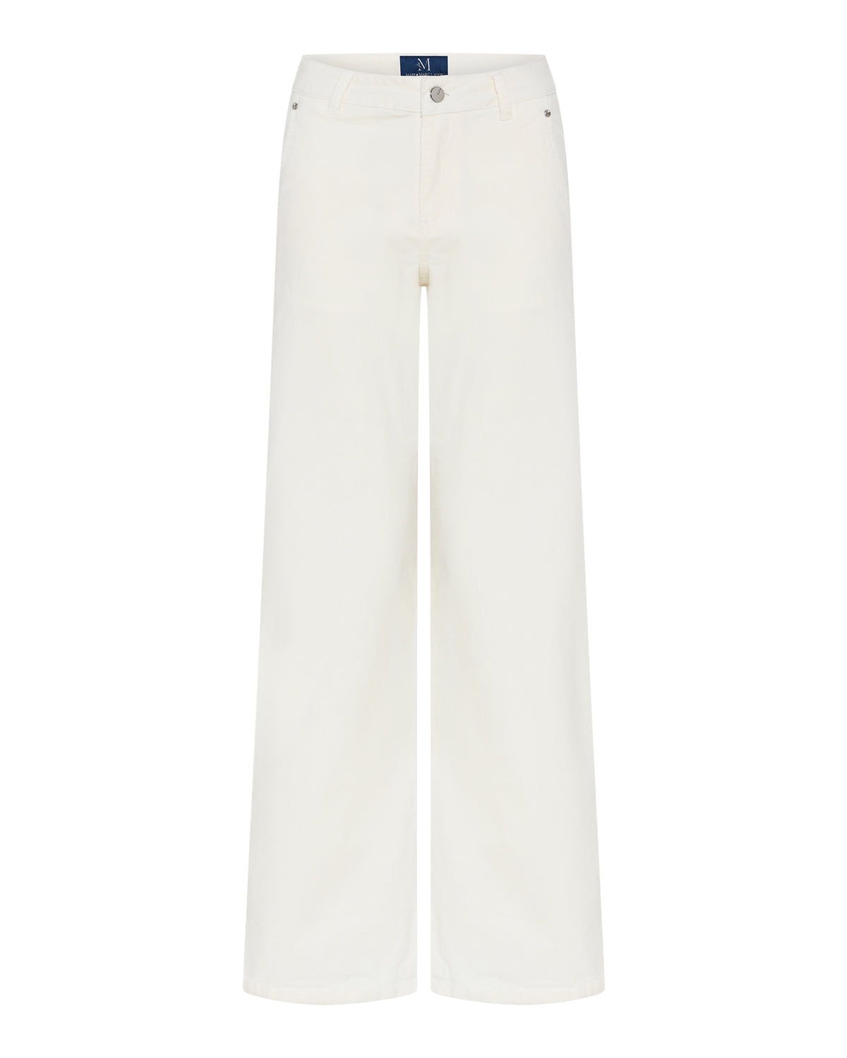 M JEANS Chino Flare Corduroy Jeans CORD/FLØJL 20 OFF WHITE