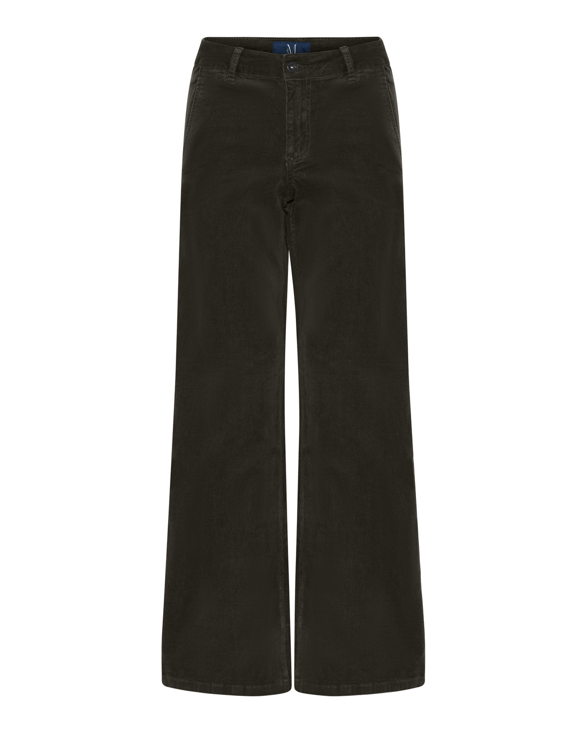 M JEANS Chino Flare Corduroy Jeans CORD/FLØJL 633 OLIVE OIL