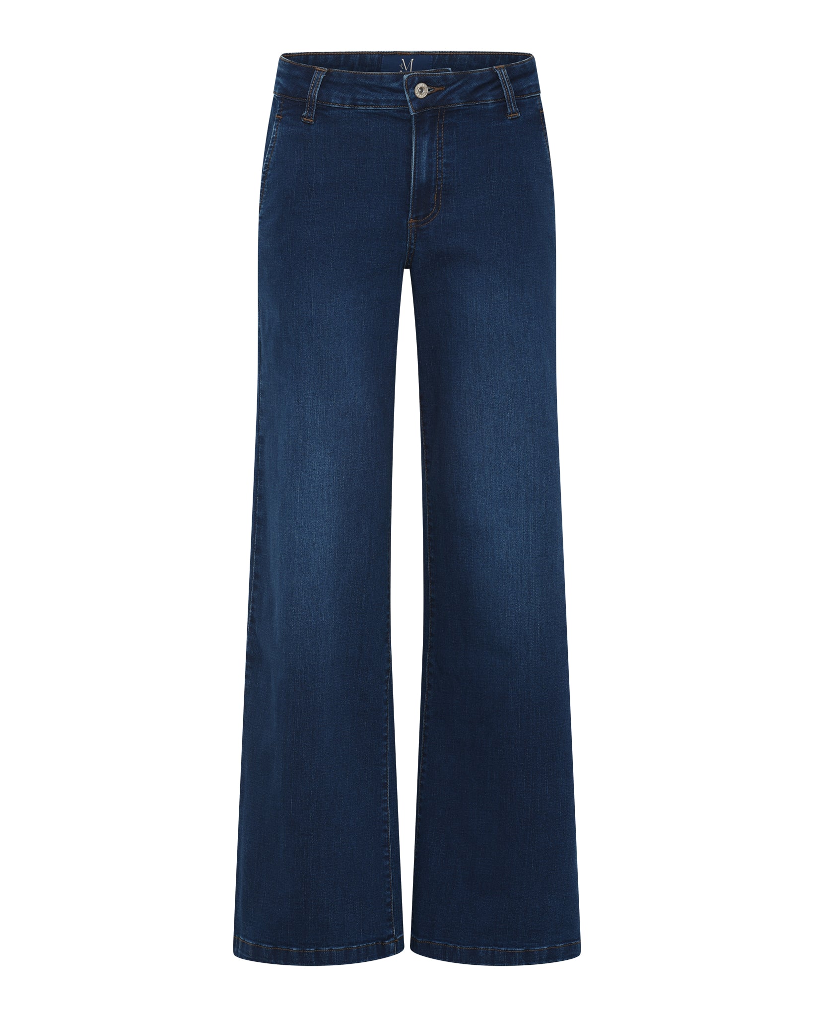 M JEANS Chino Flare Denim Jeans DENIM/TWILL 9696 BLUE DENIM USED