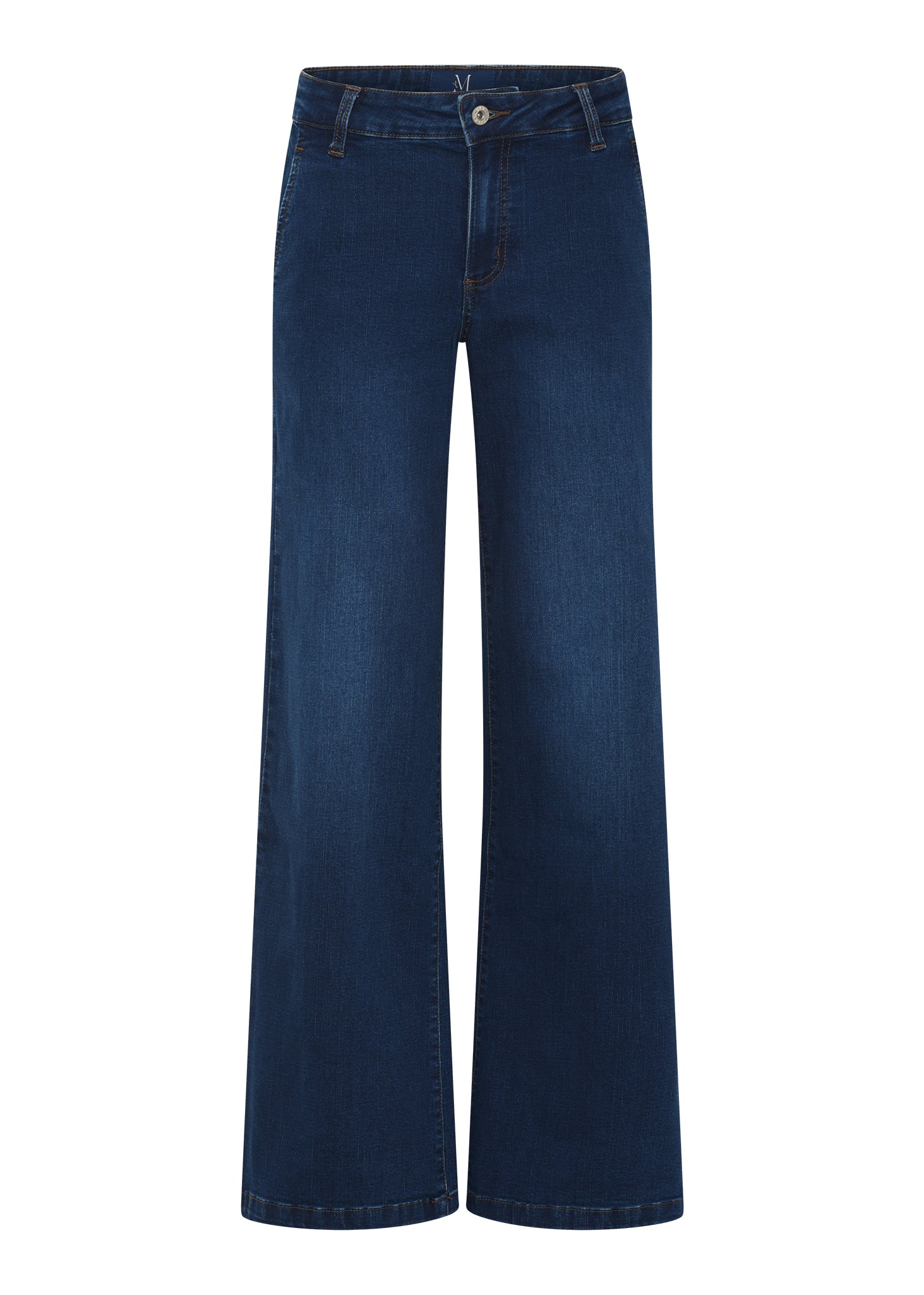 M JEANS Chino Flare Denim Jeans DENIM/TWILL 9696 BLUE DENIM USED