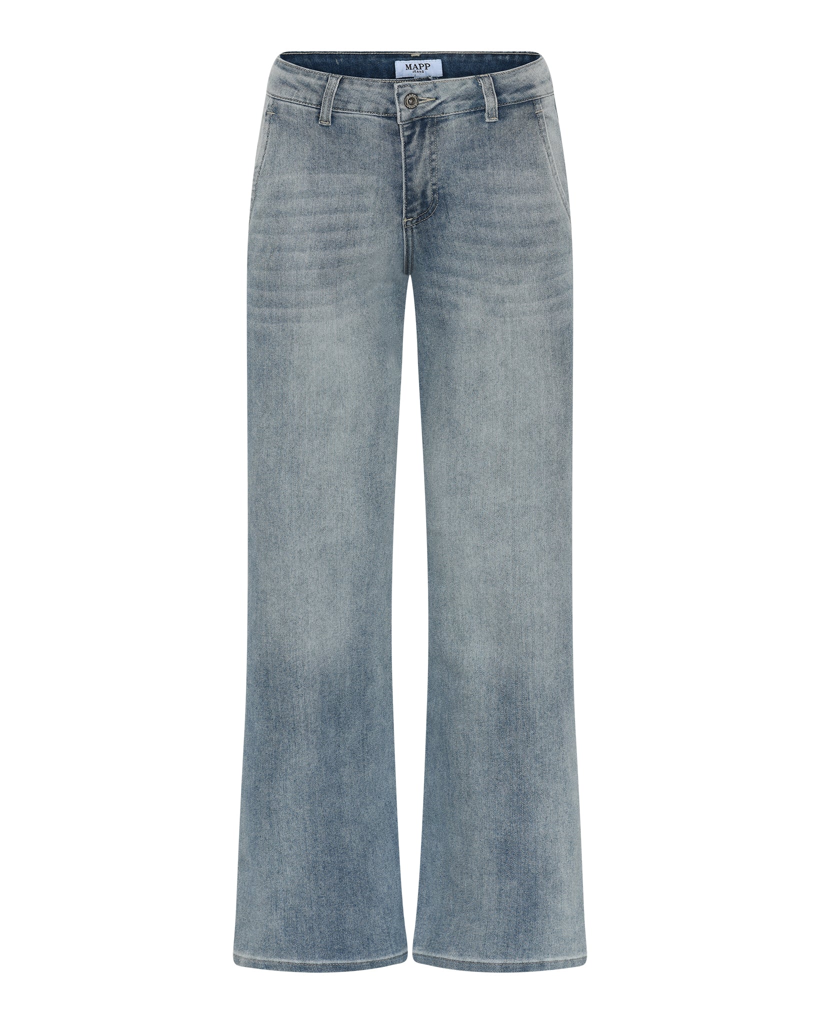 MAPP Chino Flare Denim Jeans DENIM/TWILL 8996 LIGHT BLUE USED