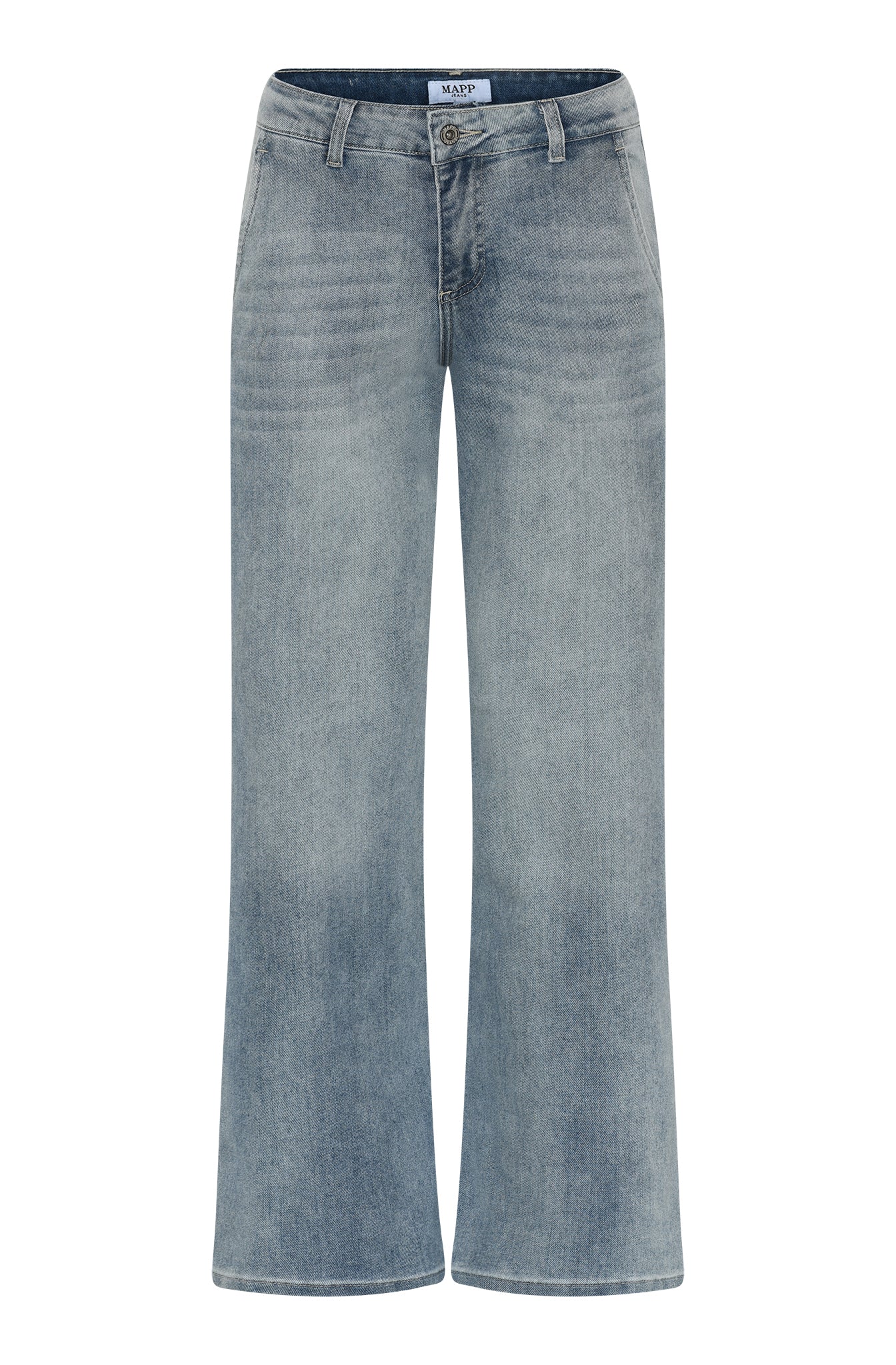 MAPP Chino Flare Denim Jeans DENIM/TWILL 8996 LIGHT BLUE USED