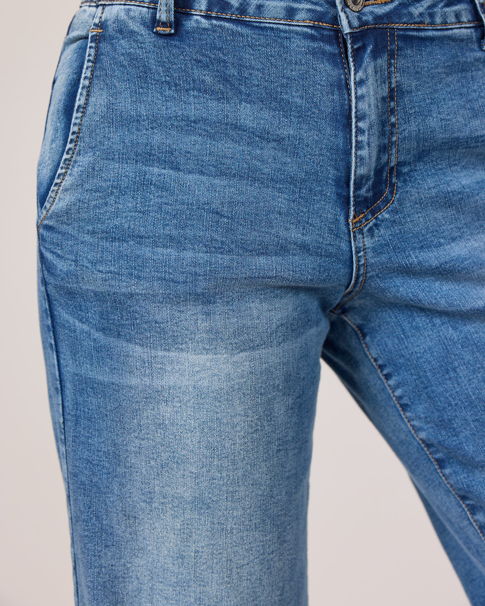 MAPP Chino Flare Denim Jeans DENIM/TWILL 9396 DENIM USED