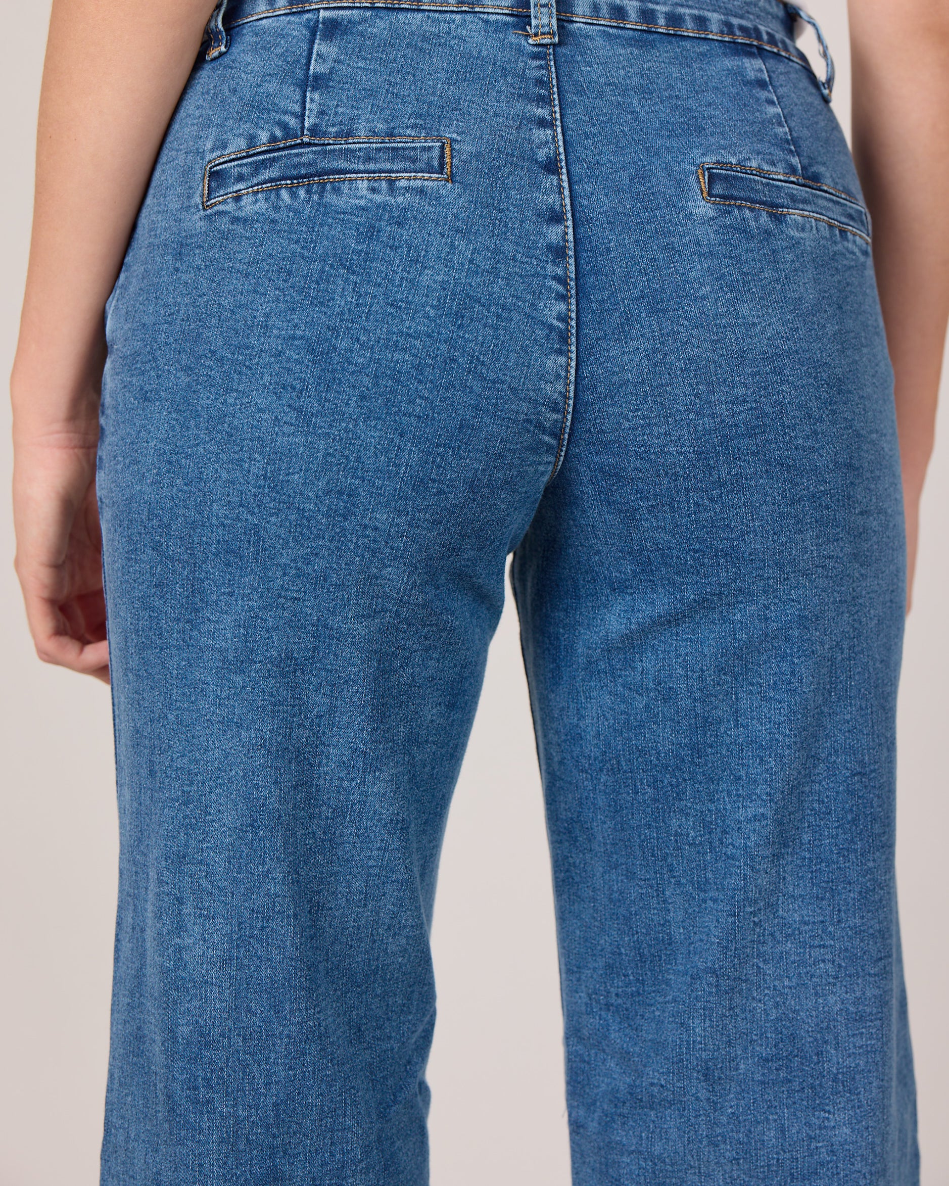 MAPP Chino Flare Denim Jeans DENIM/TWILL 9396 DENIM USED