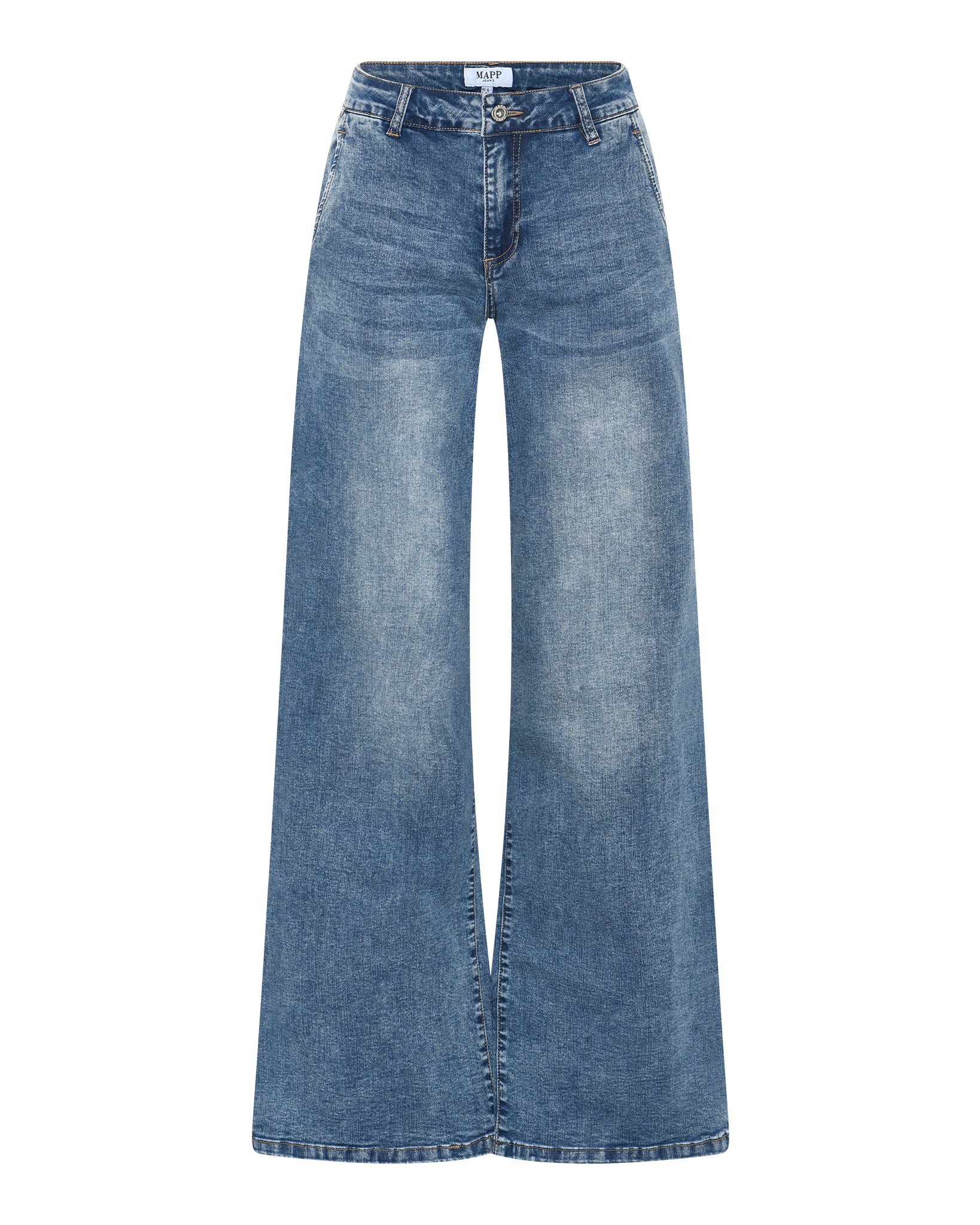 MAPP Chino Flare Denim Jeans DENIM/TWILL 9396 DENIM USED