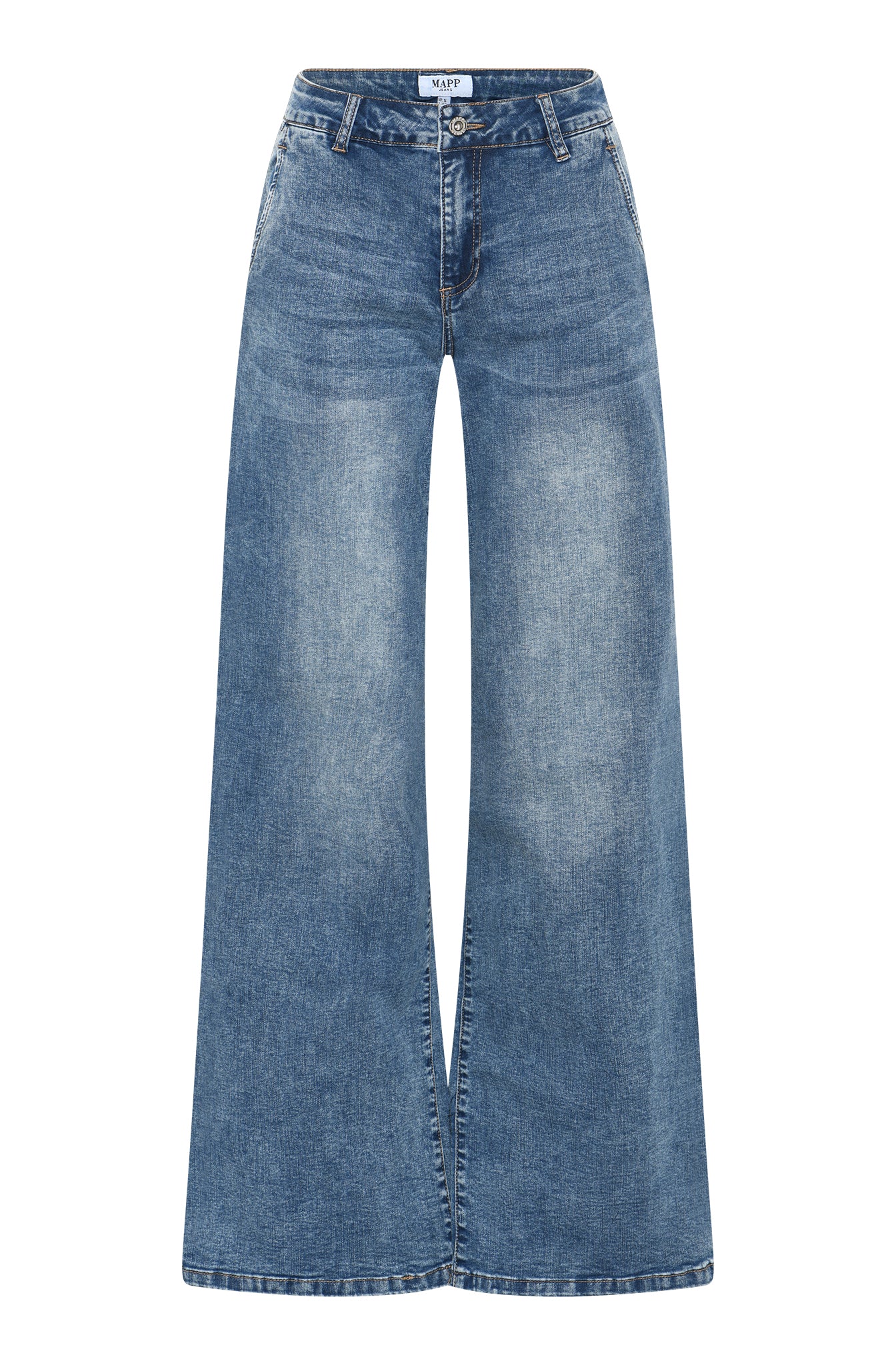 MAPP Chino Flare Denim Jeans DENIM/TWILL 9396 DENIM USED