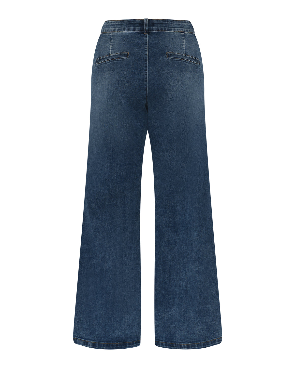 MARC LAUGE Chino Flare Denim Jeans DENIM/TWILL 939699 CLASSIC BLUE USED