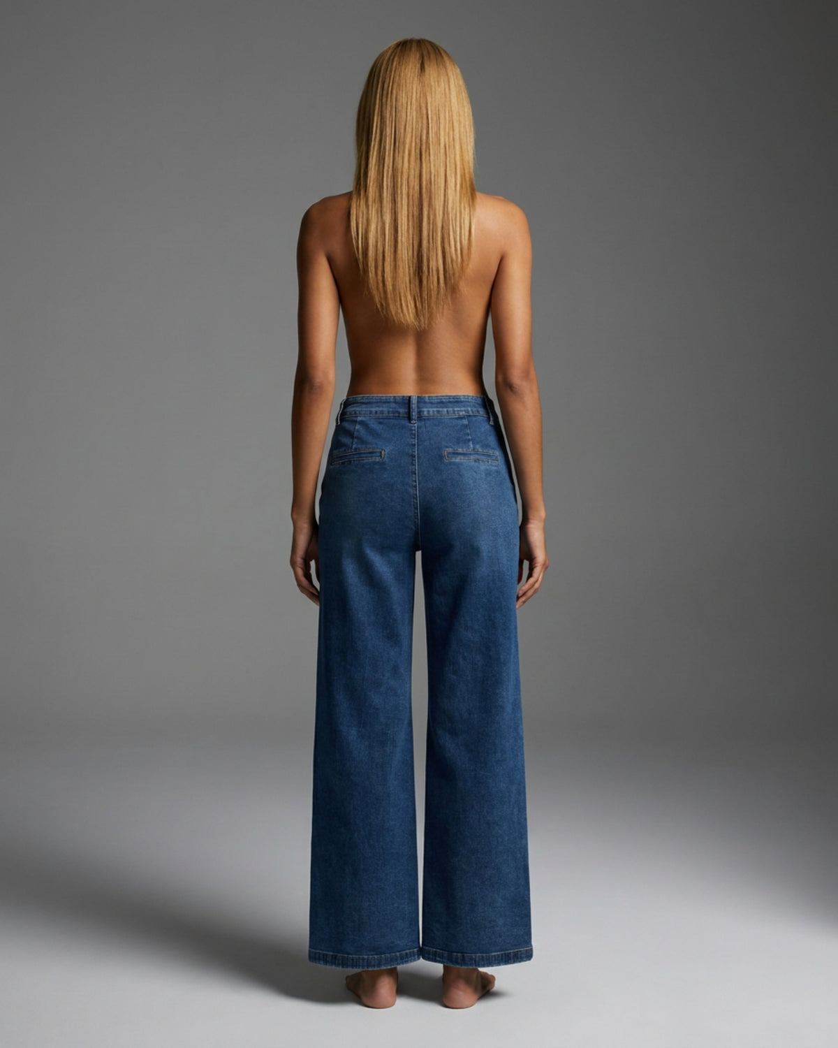 M JEANS Chino Flare Fit Jeans DENIM/TWILL 9396 DENIM USED