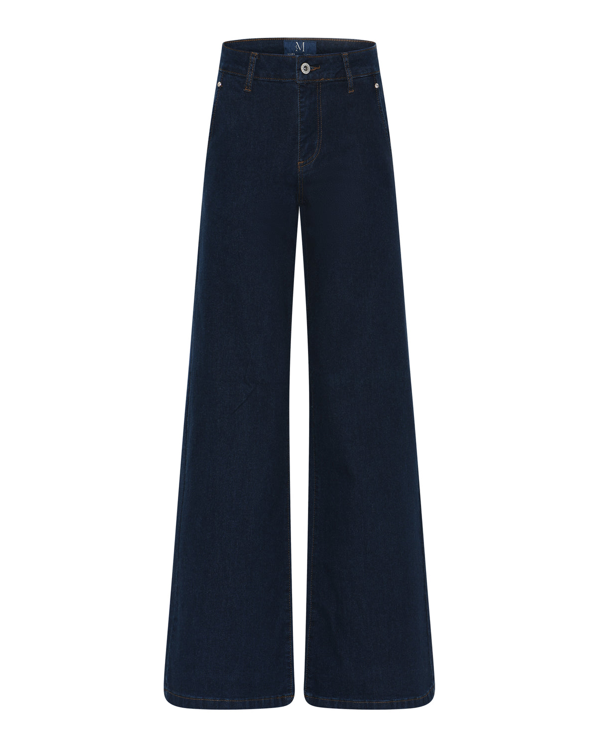 M JEANS Chino Flare Fit Jeans DENIM/TWILL 9696 BLUE DENIM USED