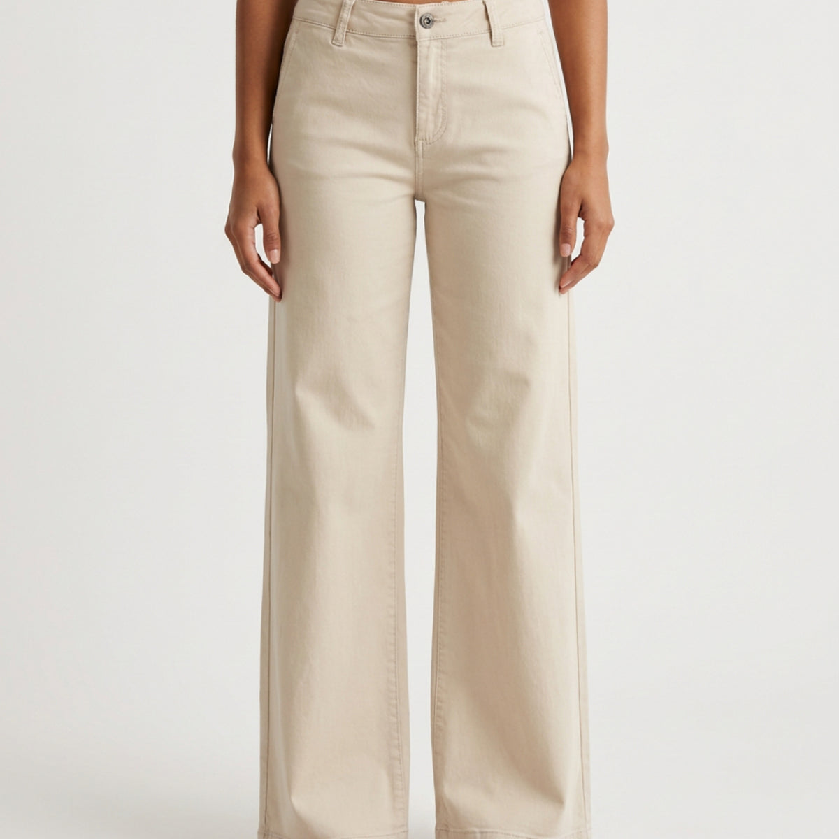 MAPP Chino Flare Twill Jeans DENIM/TWILL 27 SAND