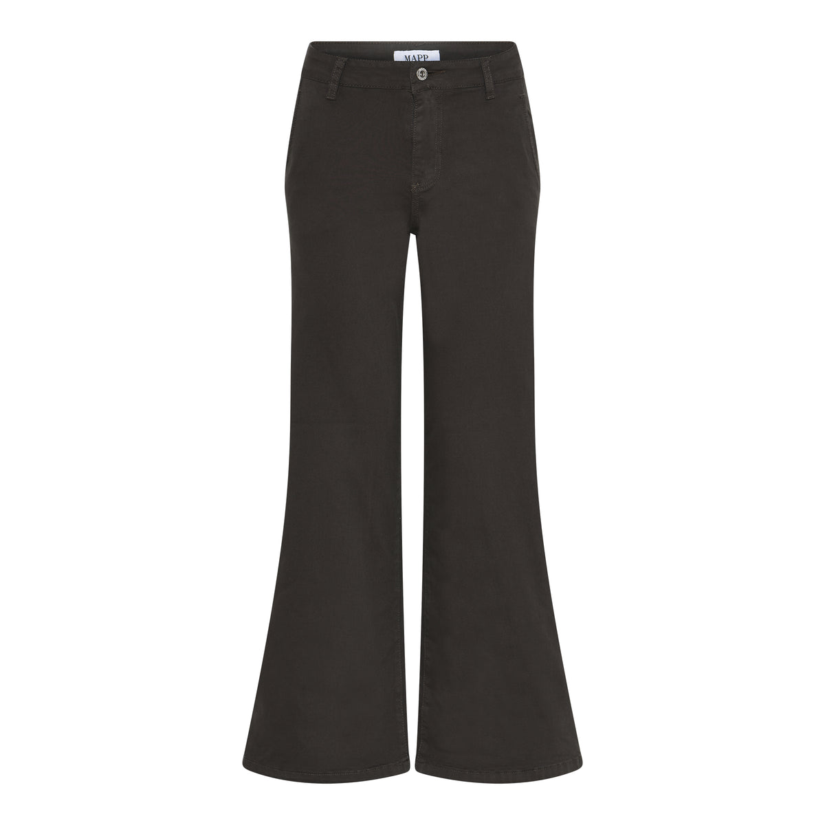 MAPP Chino Flare Twill Jeans DENIM/TWILL 546 BOTTLE GREEN