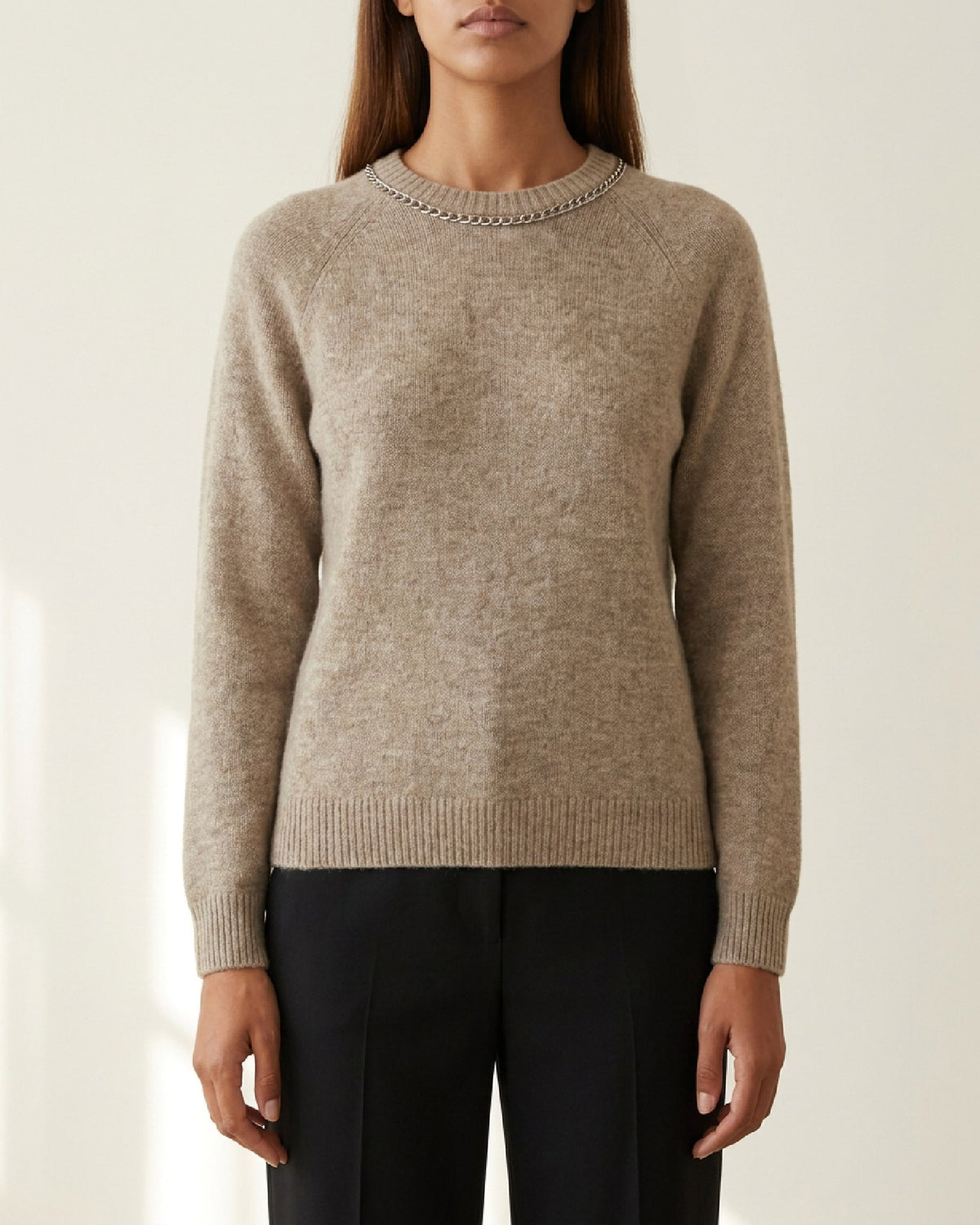 M JEANS DEE DIAMOND R-NECK KNITWEAR