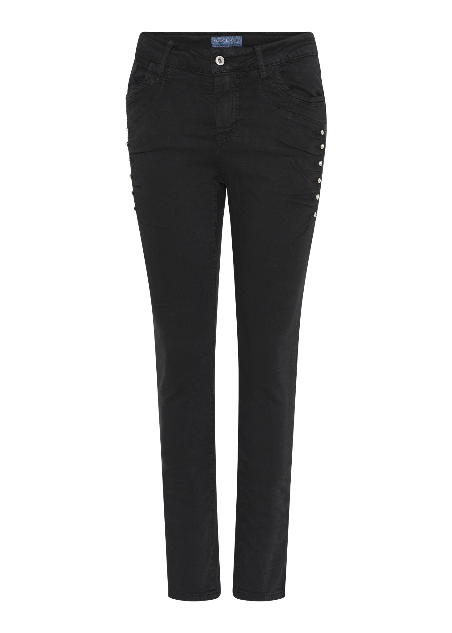 MARC LAUGE Diamond 7/8 Jeans DENIM/TWILL 80 BLACK