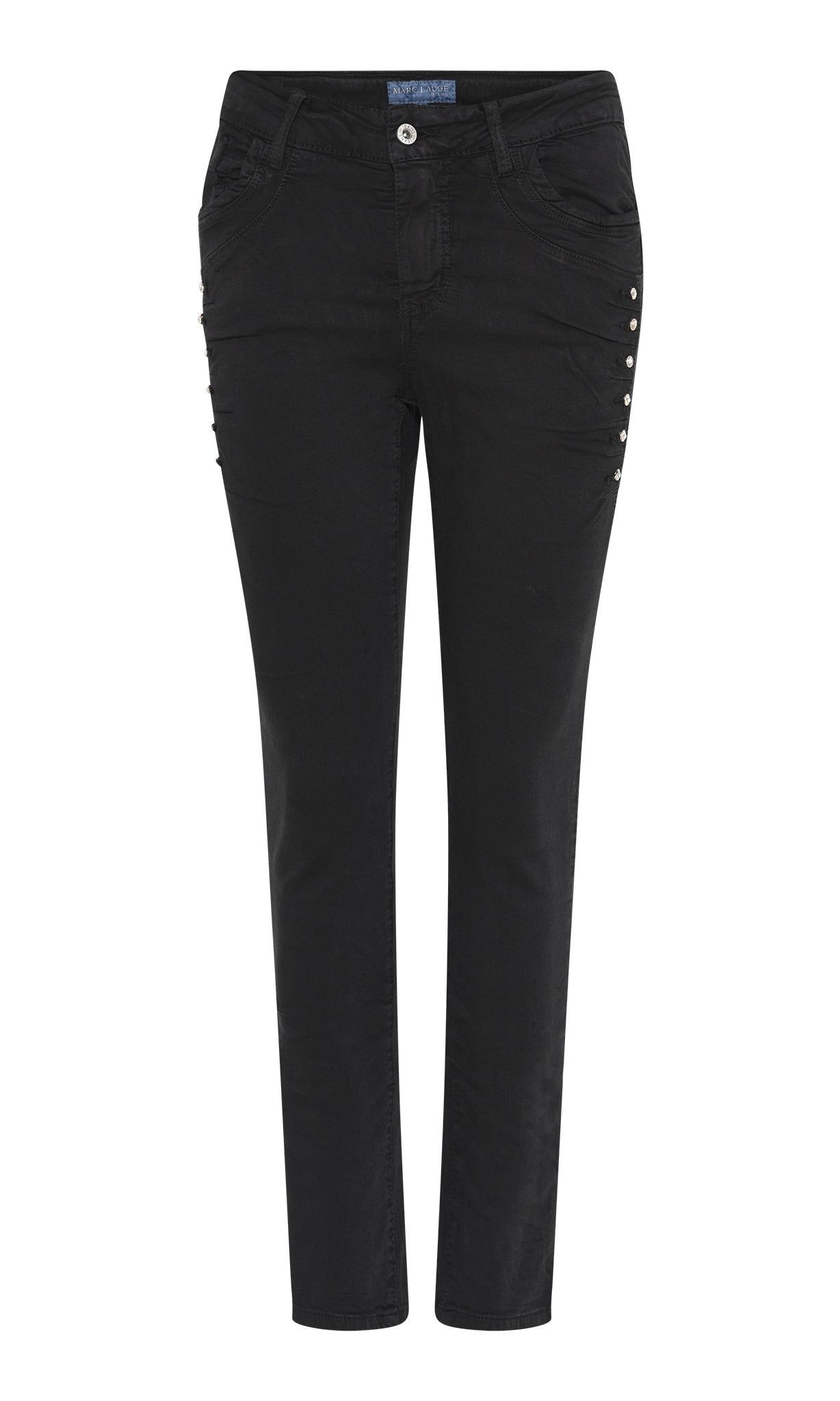 MARC LAUGE Diamond 7/8 Jeans DENIM/TWILL 80 BLACK