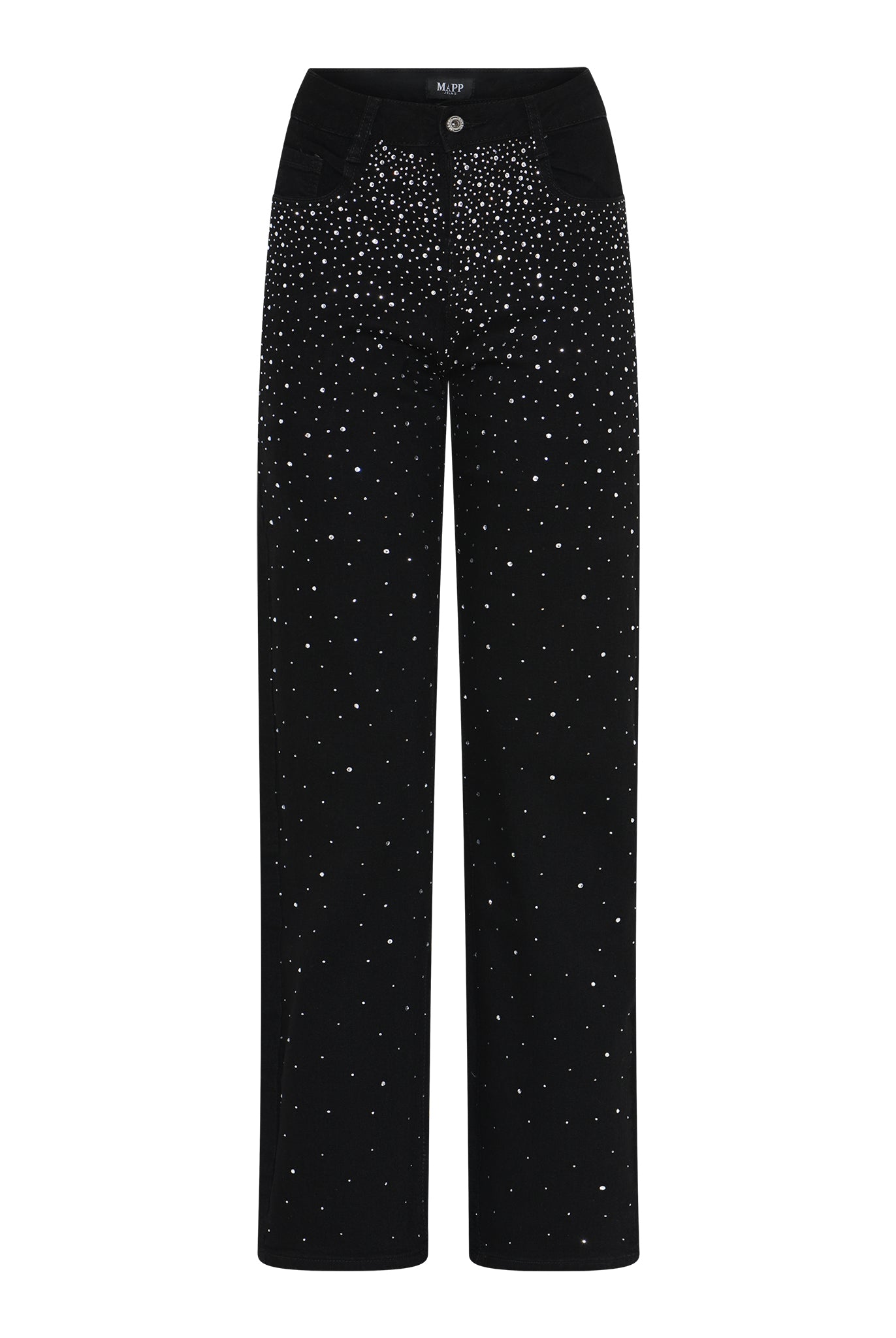 MAPP DIAMOND FLARE JEANS PANTS 81 BLACK DENIM
