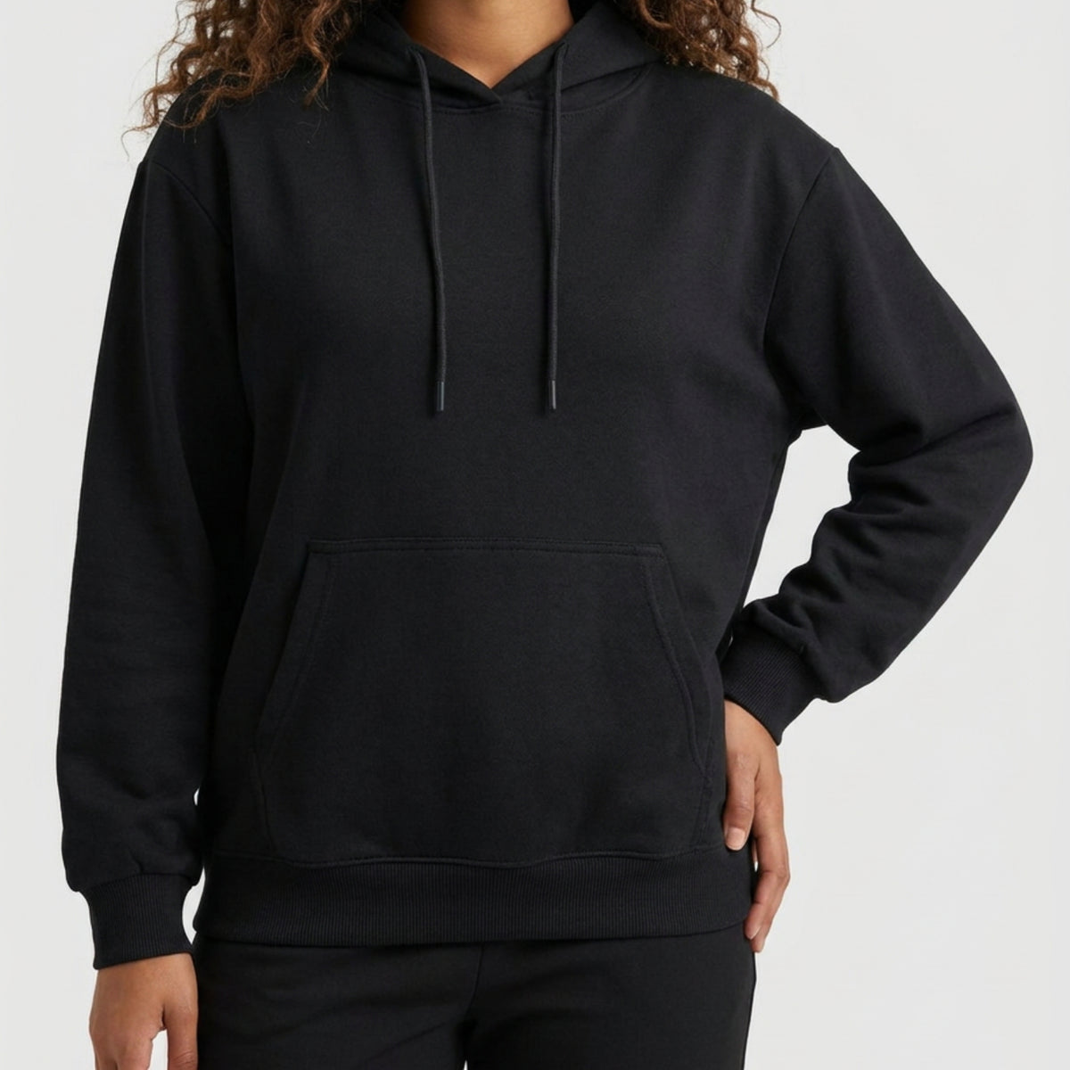 MARC LAUGE DODO JOG HOODIE SWEATS/VELOUR 80 BLACK