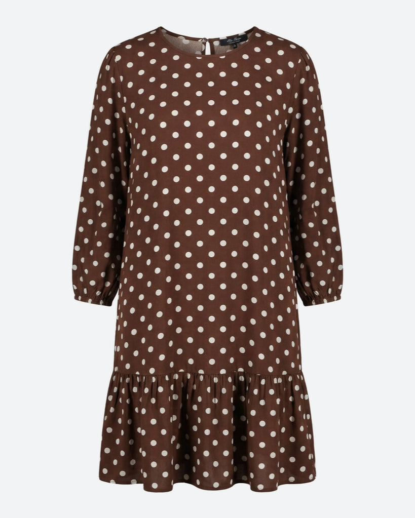 MARC LAUGE DOT DRESS DRESS/JUMPSUIT 129 CHOCOLATE
