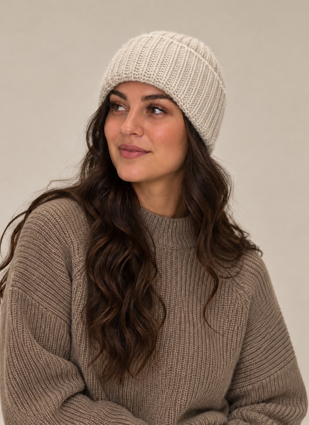 M JEANS Dee Knit Bearnie ACCESSORIES 274 SAND MELANGE