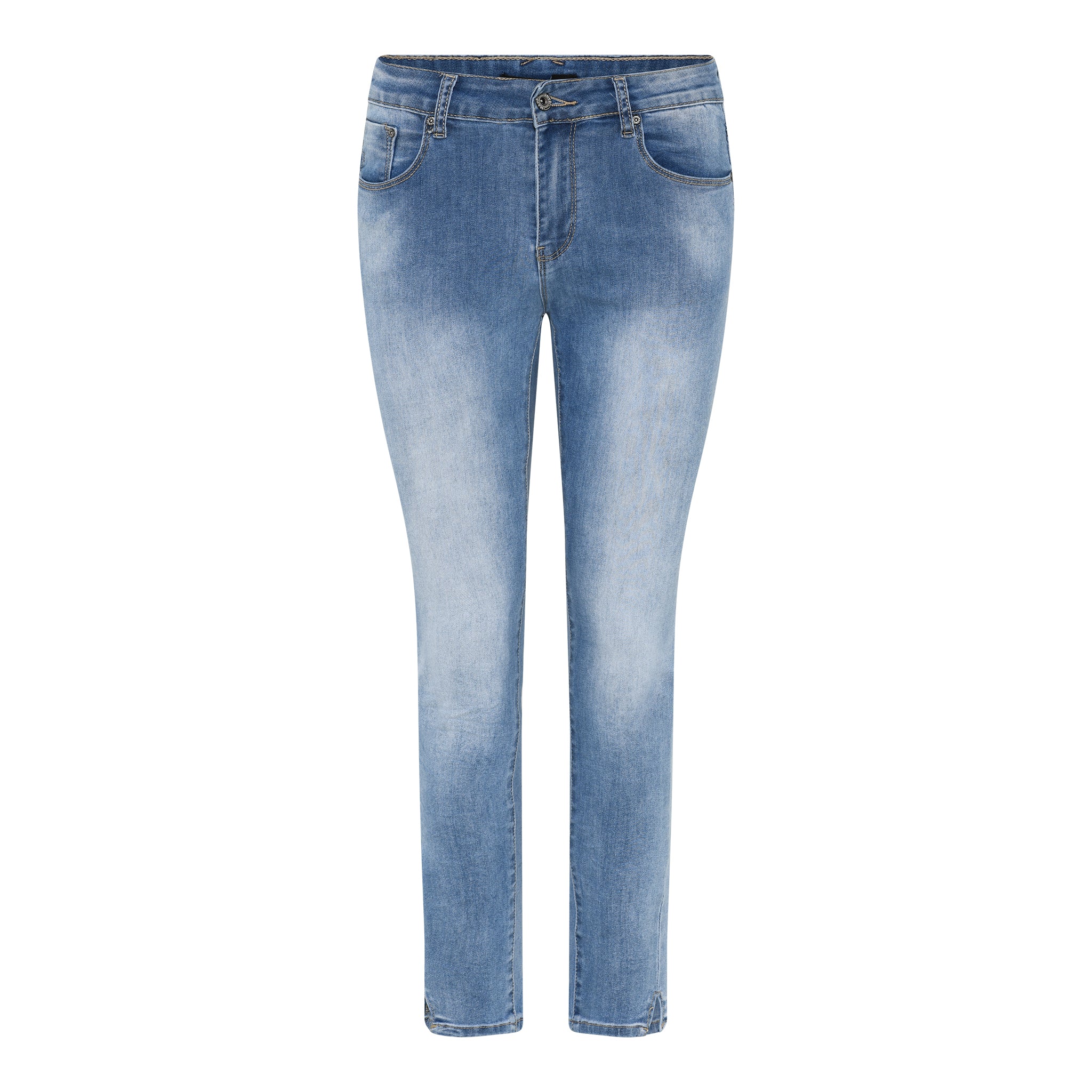 MAPP ELINE 7/8 PUSH UP DENIM JEANS DENIM/TWILL 9196 LIGHT BLUE USED