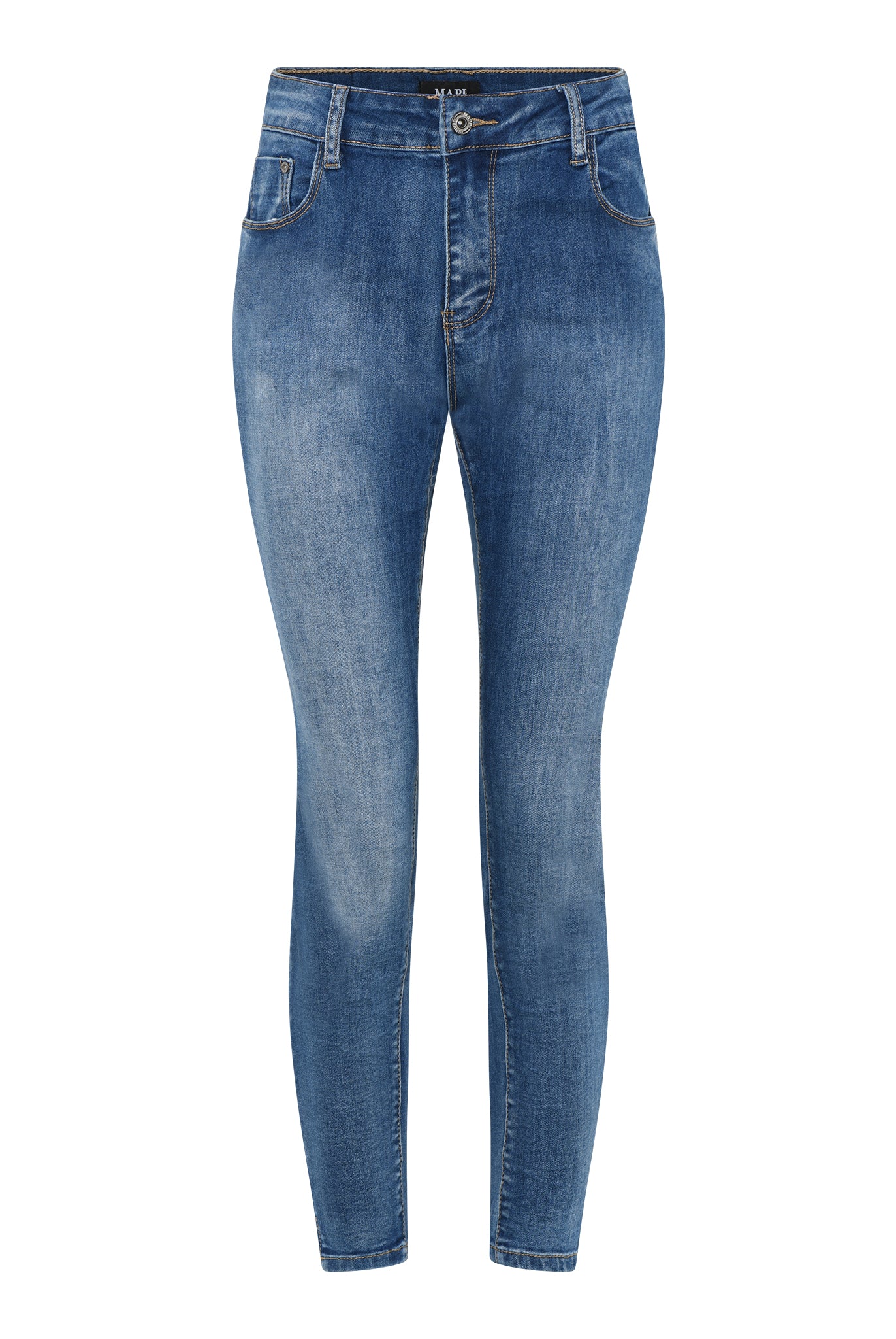 MAPP ELINE 7/8 PUSH UP DENIM JEANS DENIM/TWILL 9396 DENIM USED