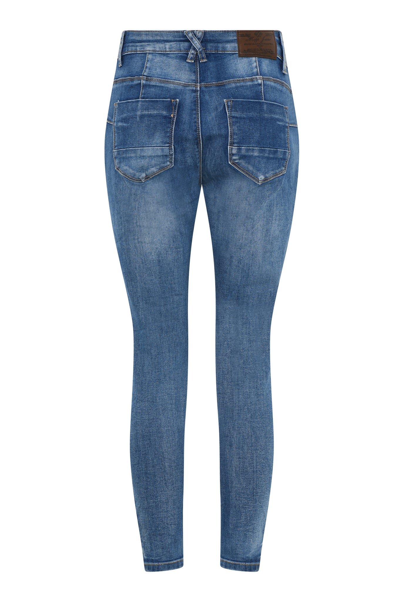 MAPP ELINE 7/8 PUSH UP DENIM JEANS DENIM/TWILL 9396 DENIM USED