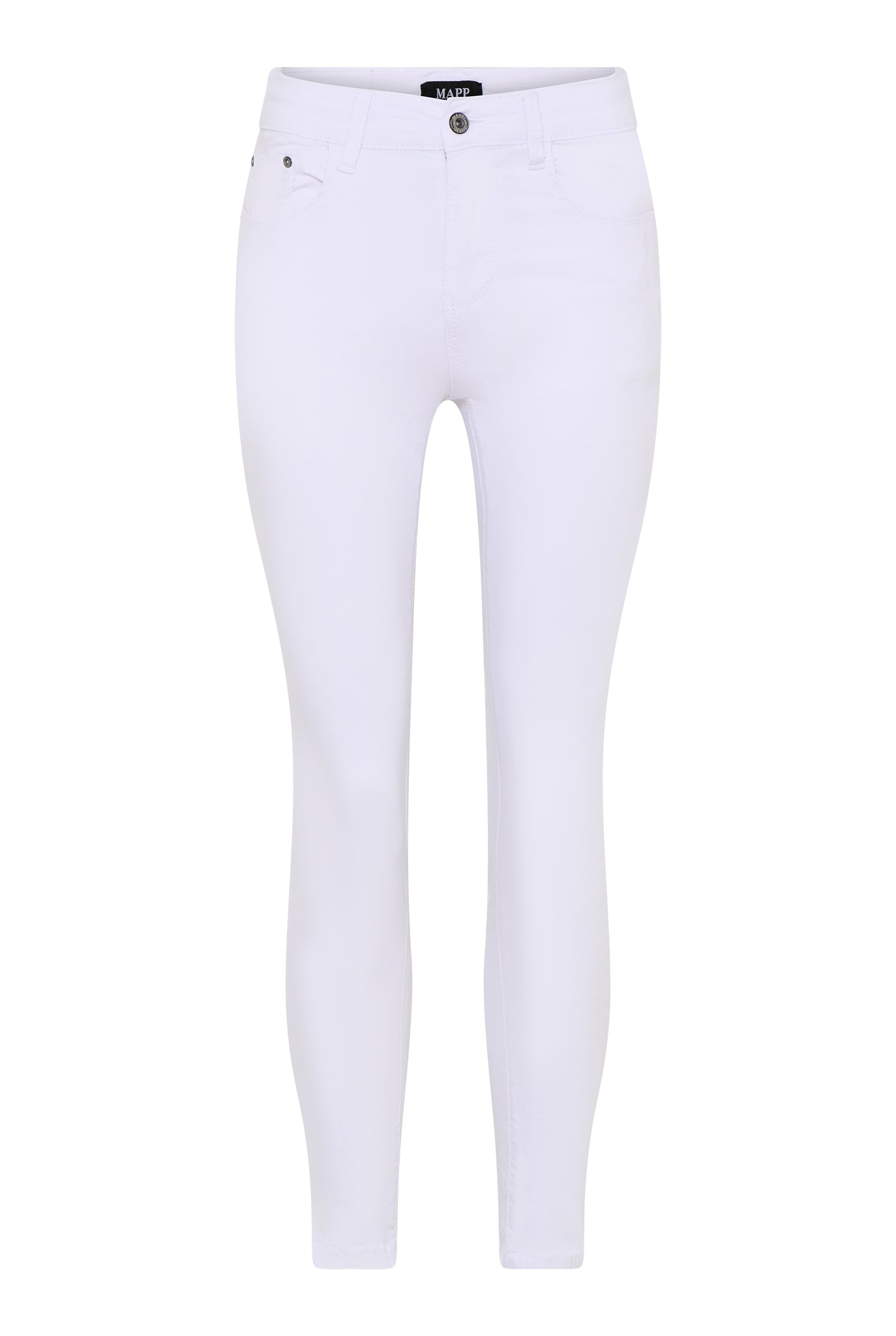 MAPP Eline 7/8 Push Up Twill Jeans DENIM/TWILL 10 WHITE