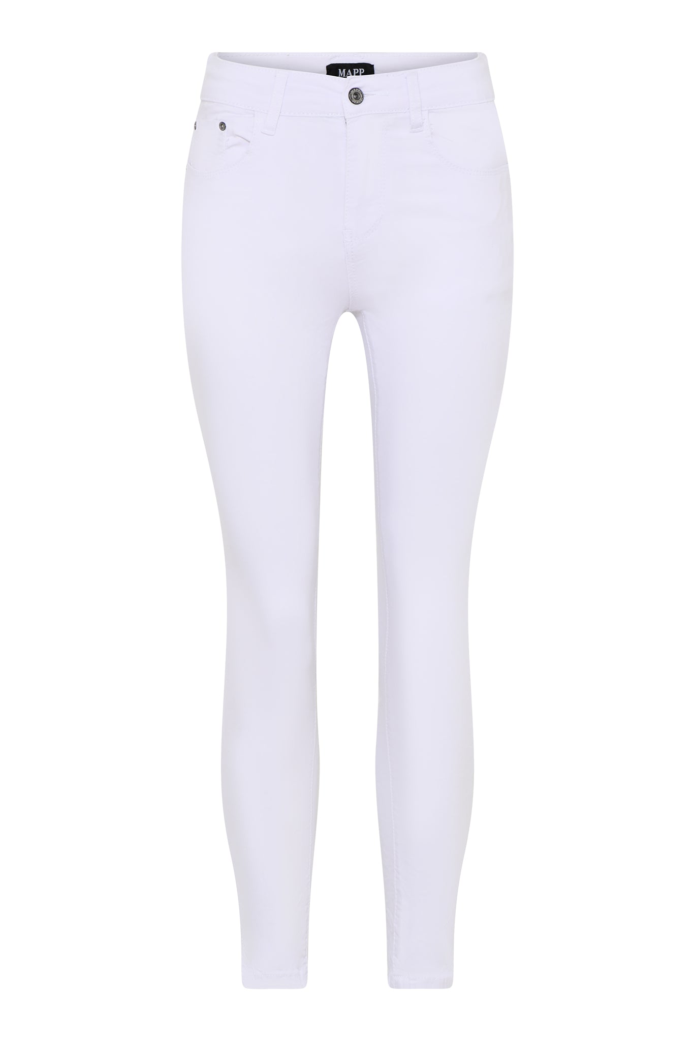 MAPP Eline 7/8 Push Up Twill Jeans DENIM/TWILL 10 WHITE