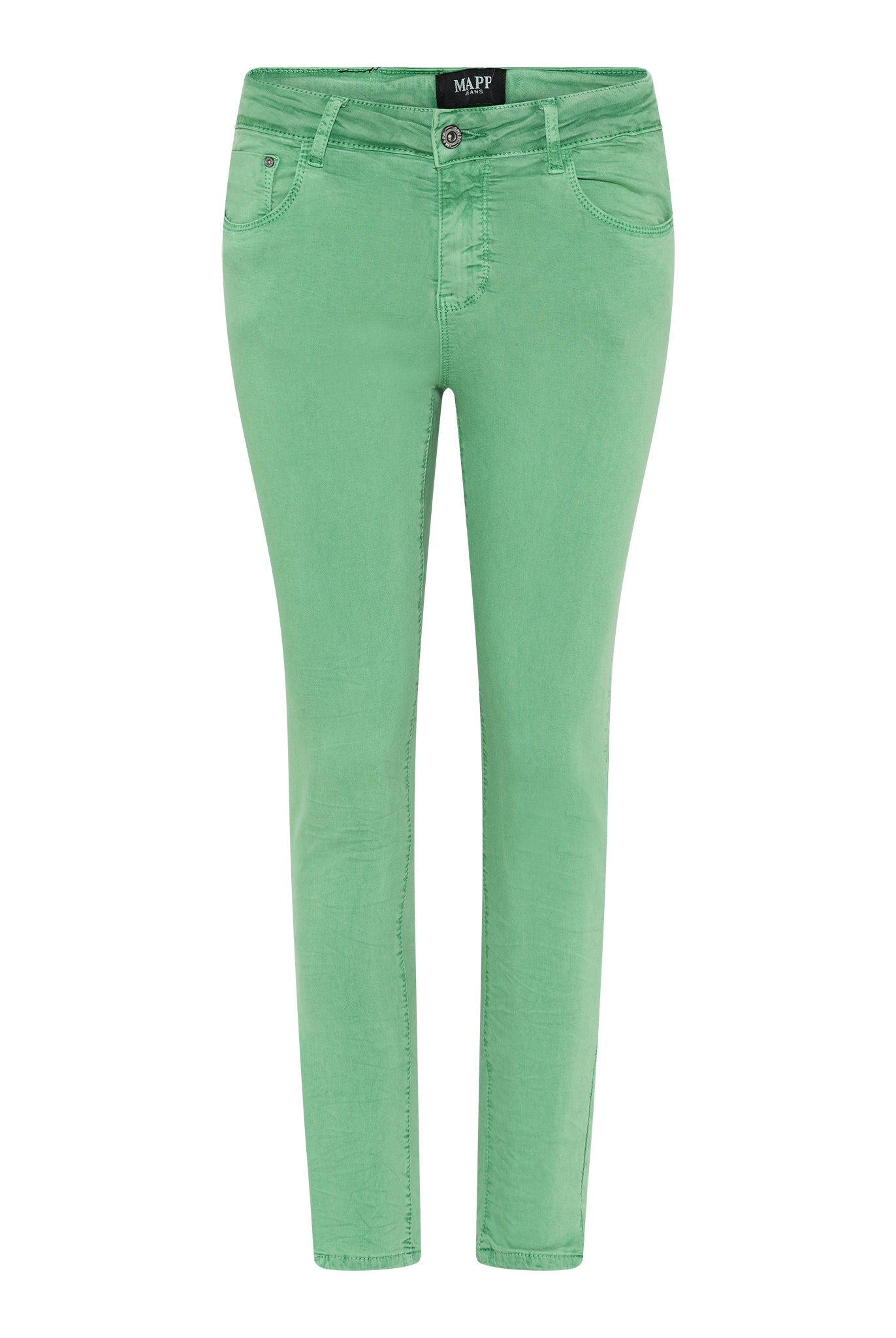 MAPP ELINE 7/8 PUSH UP TWILL JEANS DENIM/TWILL 265 GRASS GREEN
