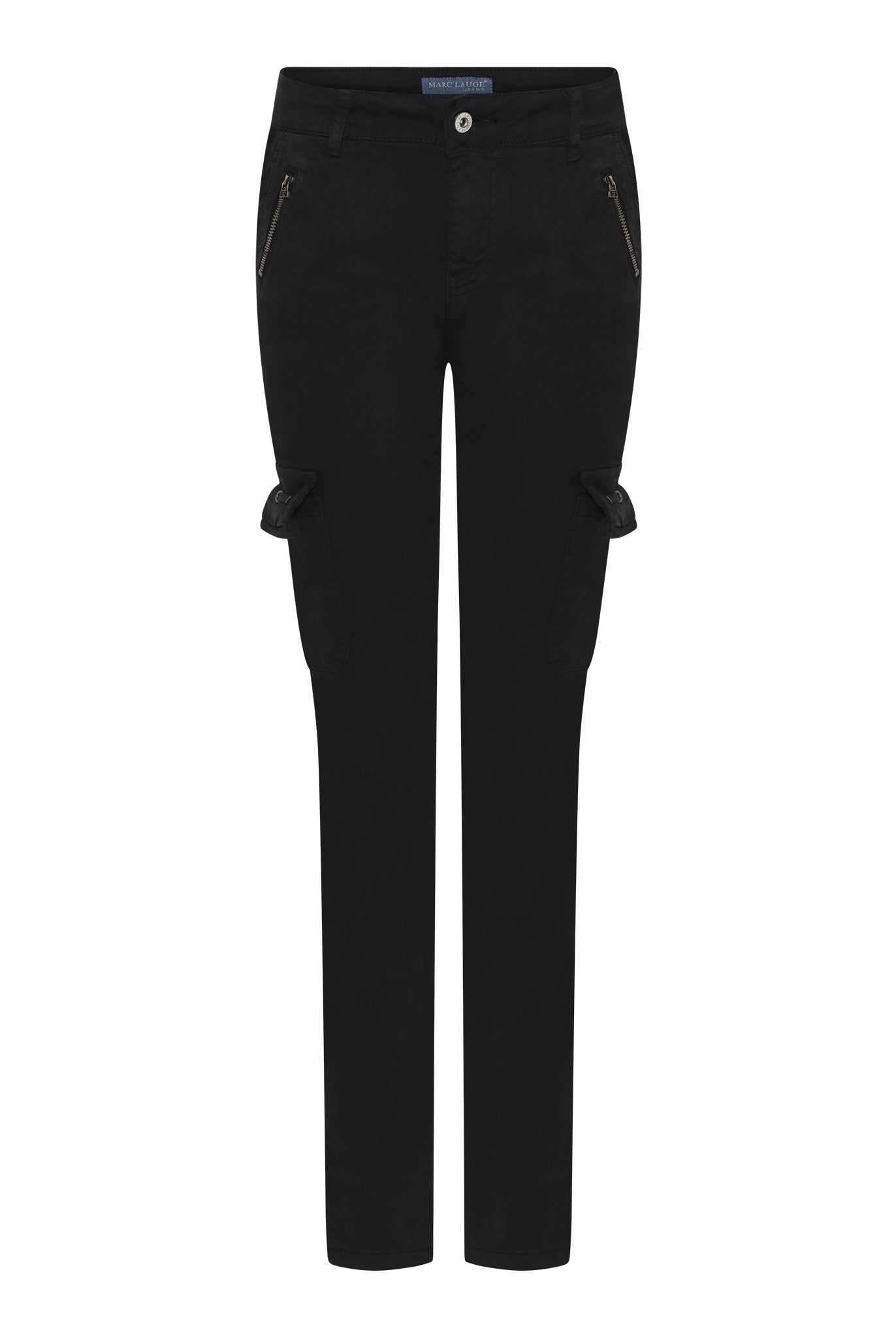 MARC LAUGE ELLA CARGO TWILL JEANS DENIM/TWILL 80 BLACK