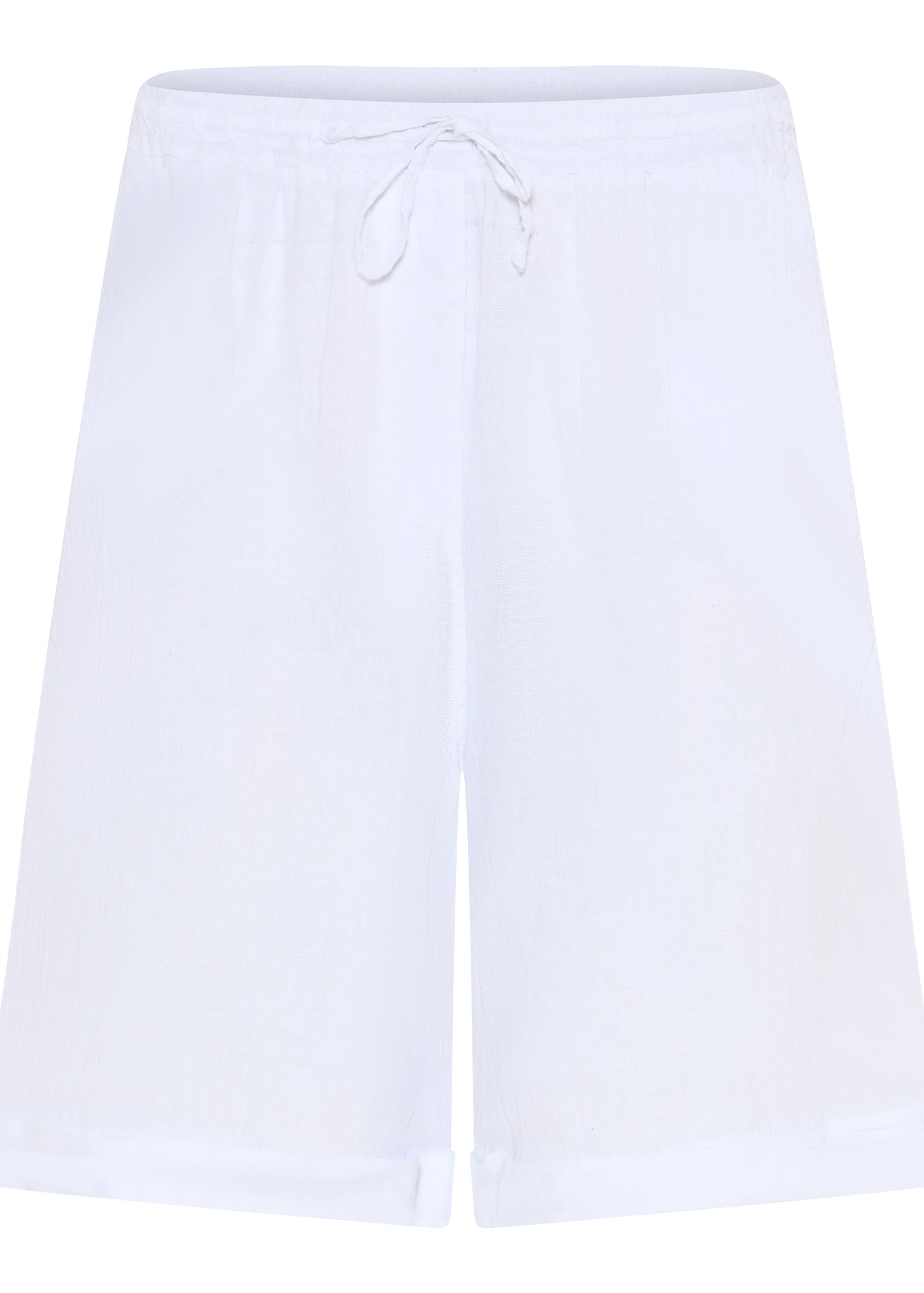 MAPP ELLI LIN SHORTS LINEN 10 WHITE