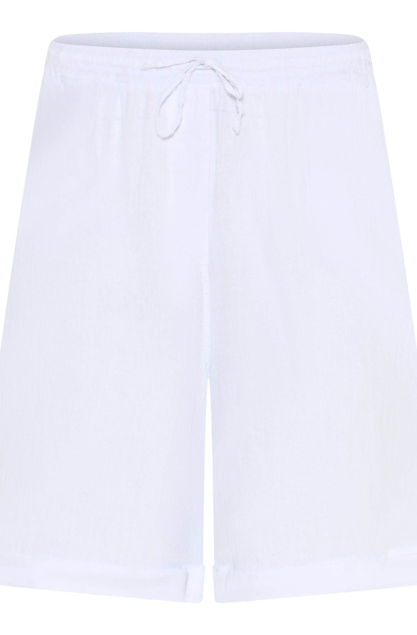 MAPP ELLI LIN SHORTS LINEN 10 WHITE